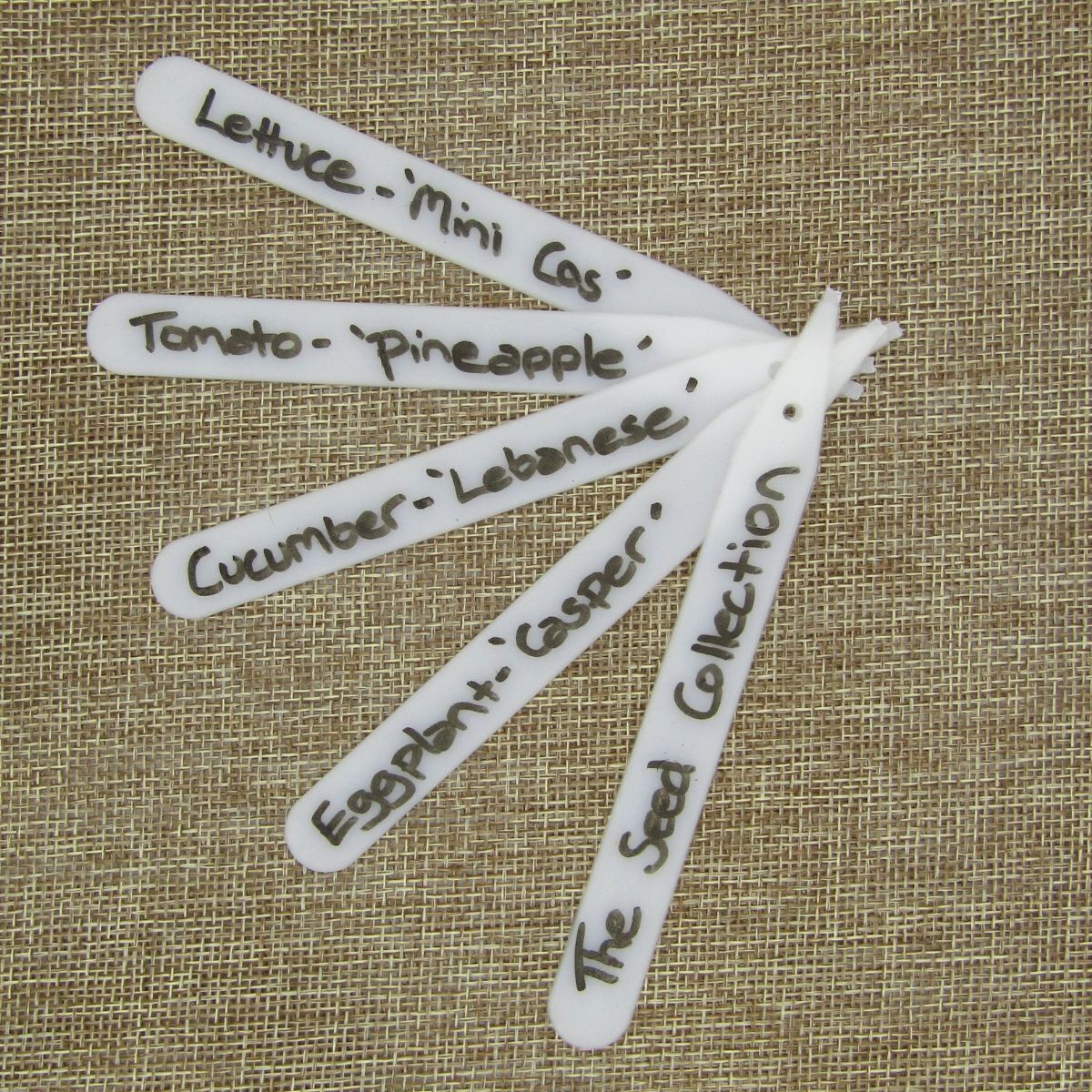 White Plant Label 50 The Seed Collection