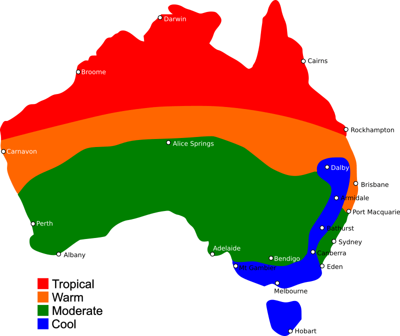 How Many Climate Zones Are There In Australia cysartdesign