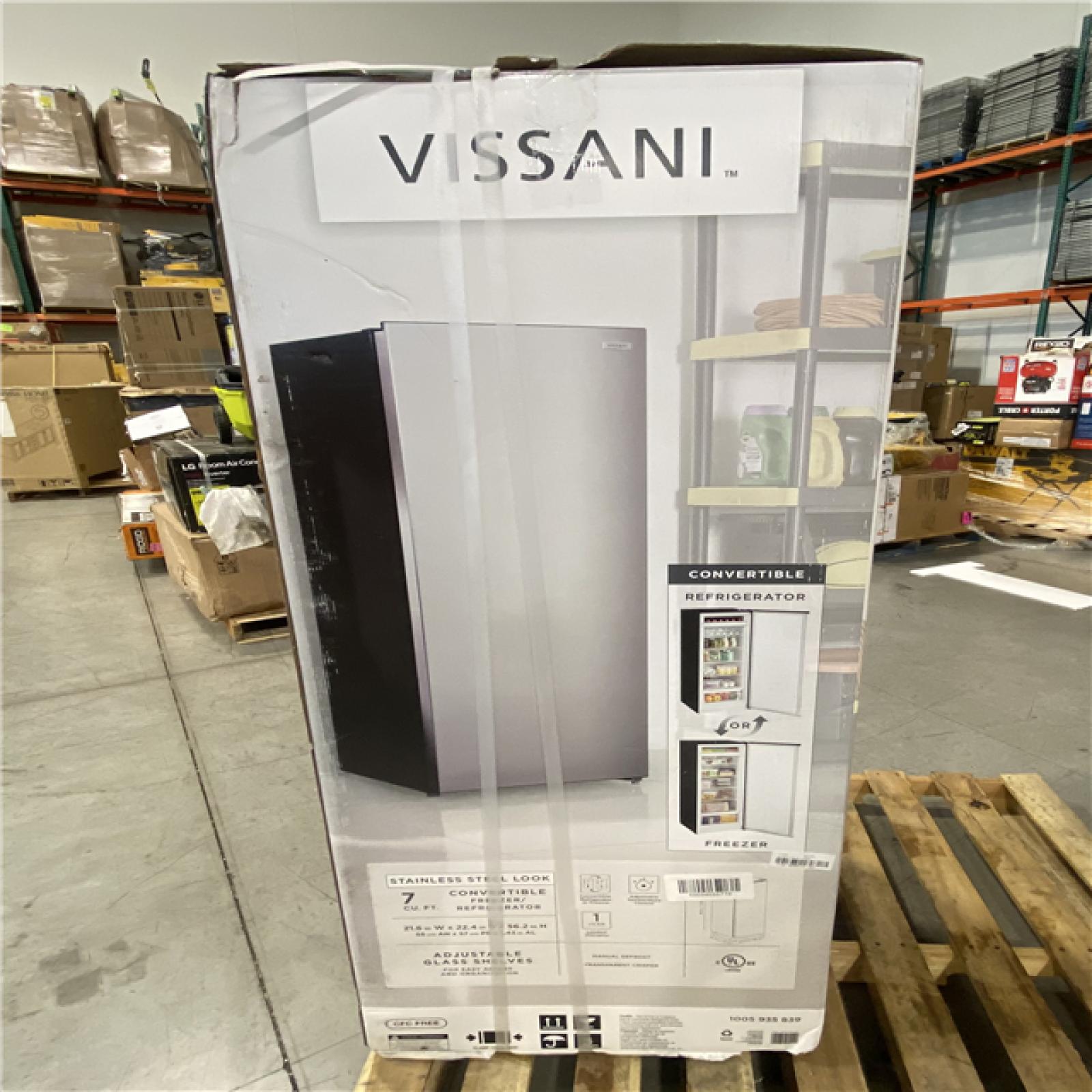 DALLAS LOCATION Vissani 7 cu. ft. Convertible Upright Freezer
