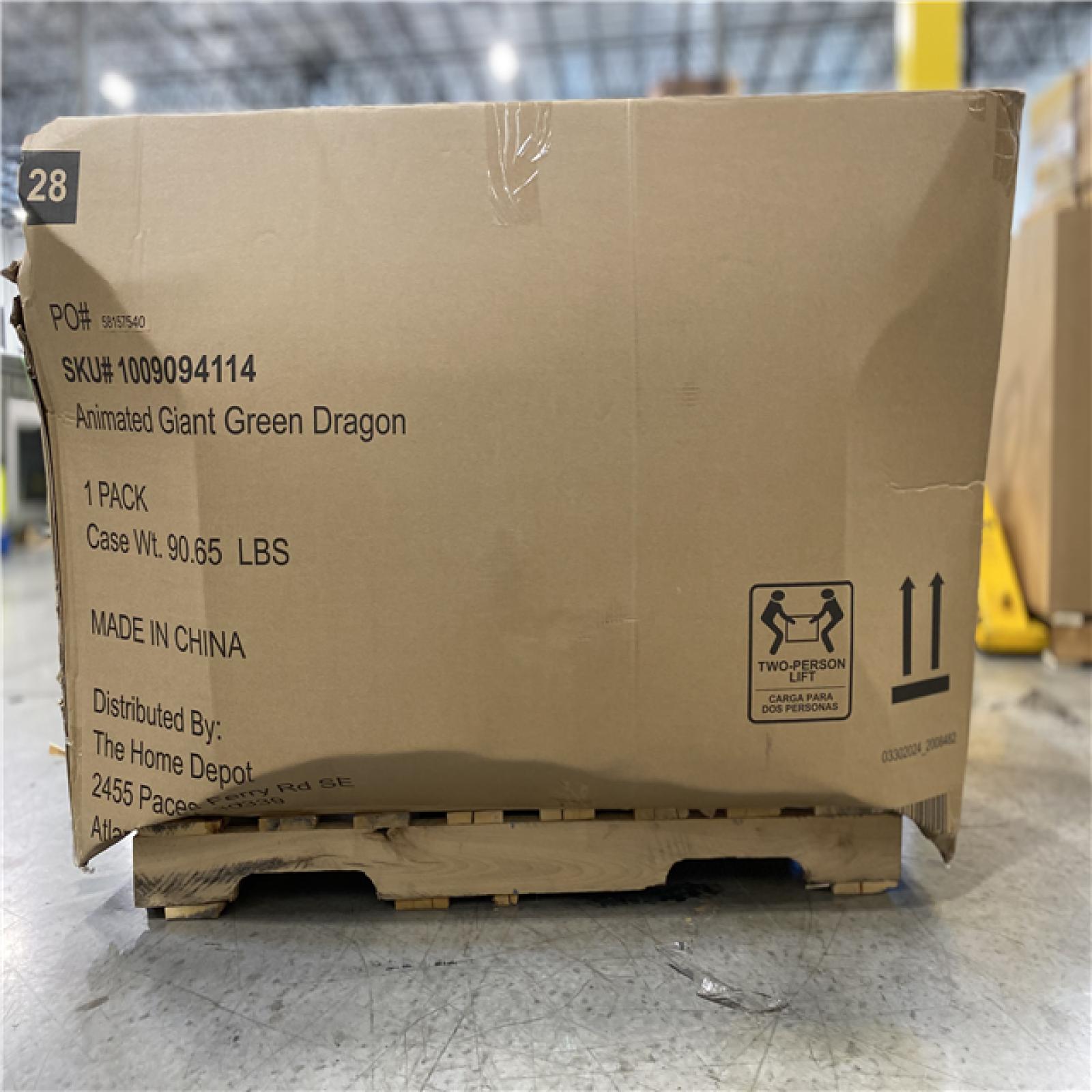 DALLAS LOCATION Home Accents Holiday 6 ft. Animated Giant Dragon