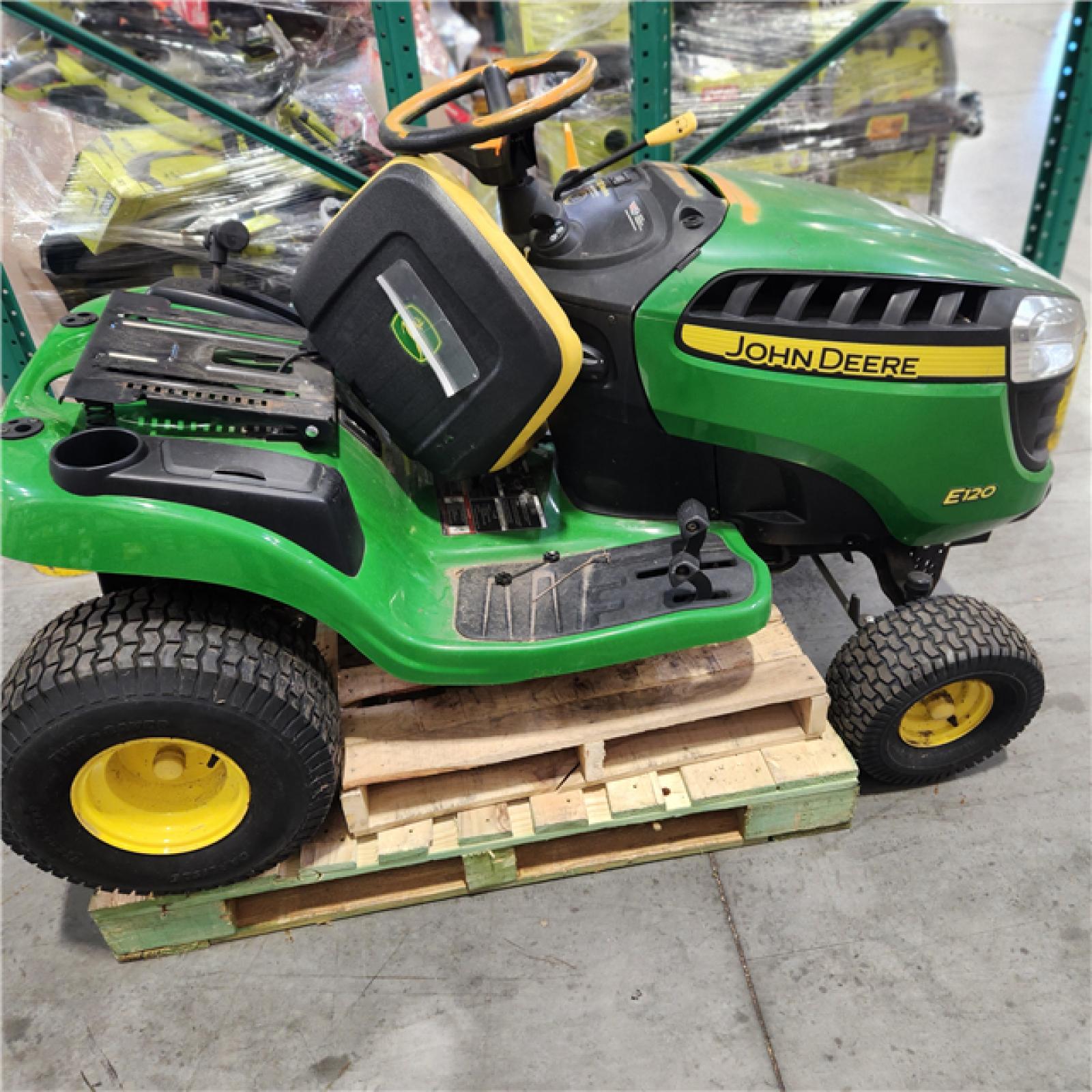 Dallas Location AsIs John Deere E120 42inch 20 HP Gas Hydrostatic