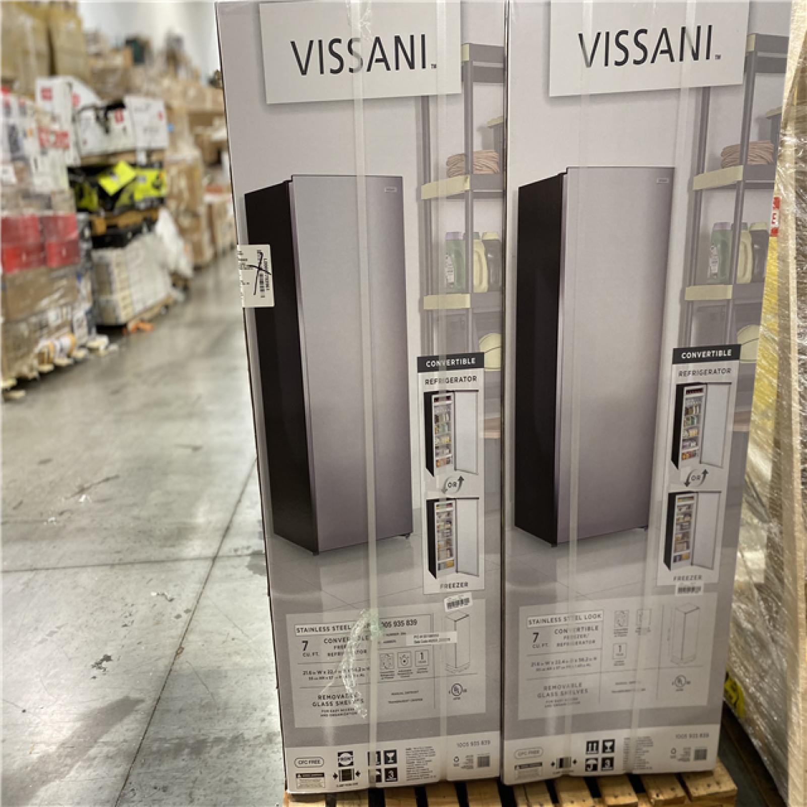 DALLAS LOCATION Vissani 7 cu. ft. Convertible Upright Freezer