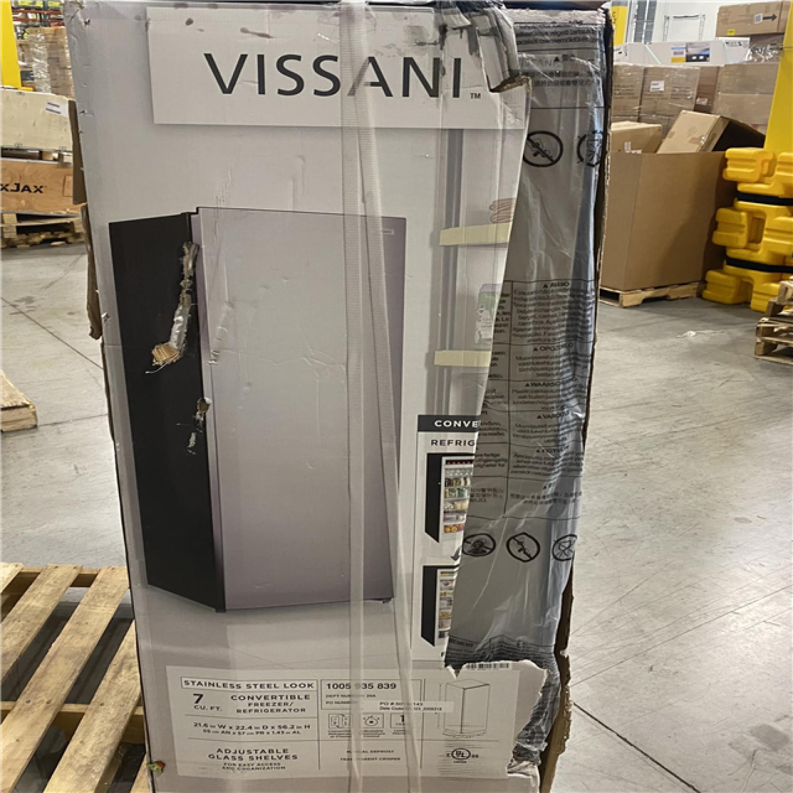 DALLAS LOCATION Vissani 7 cu. ft. Convertible Upright Freezer