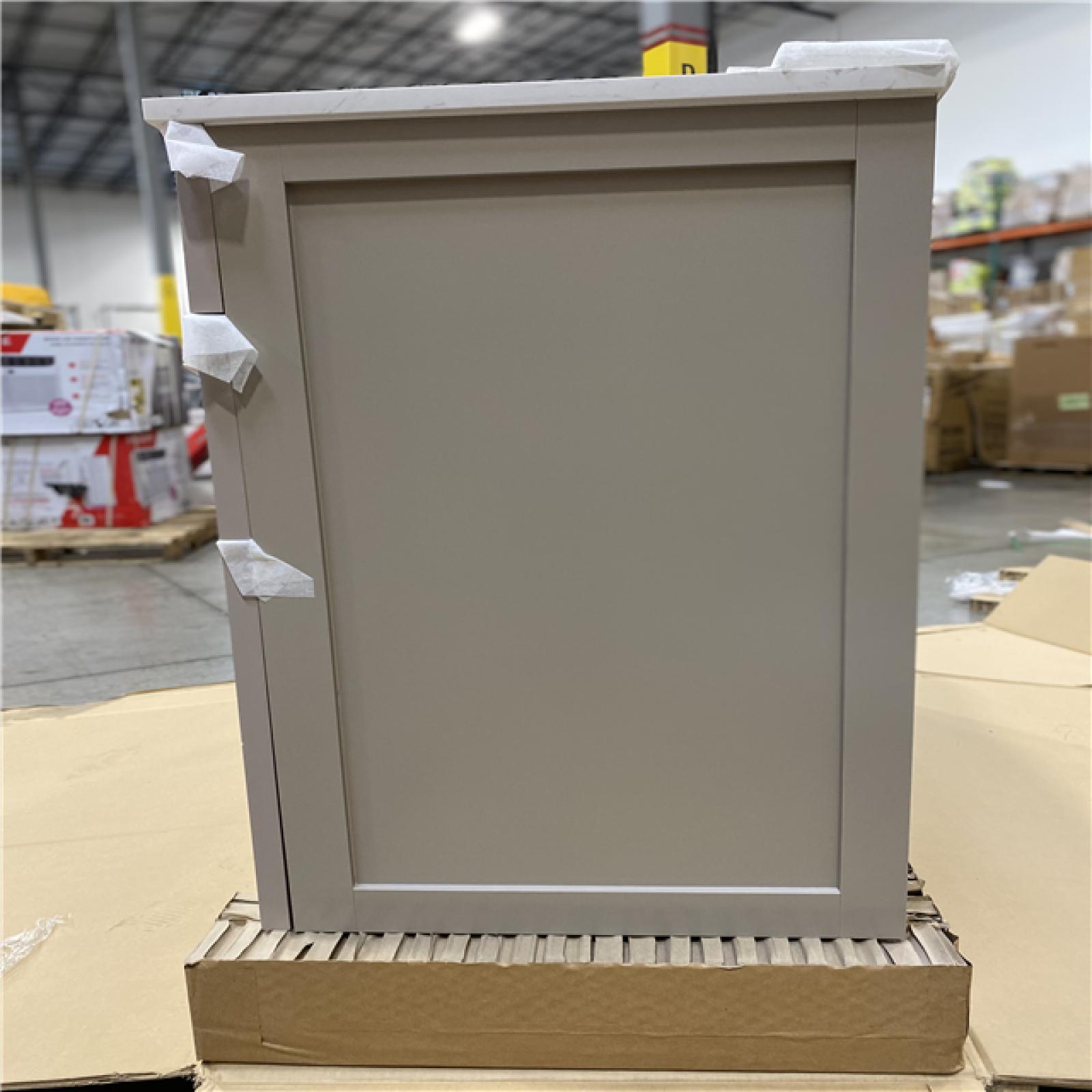 DALLAS LOCATION Glacier Bay Marcote 48 in. Single Sink Greige Bath