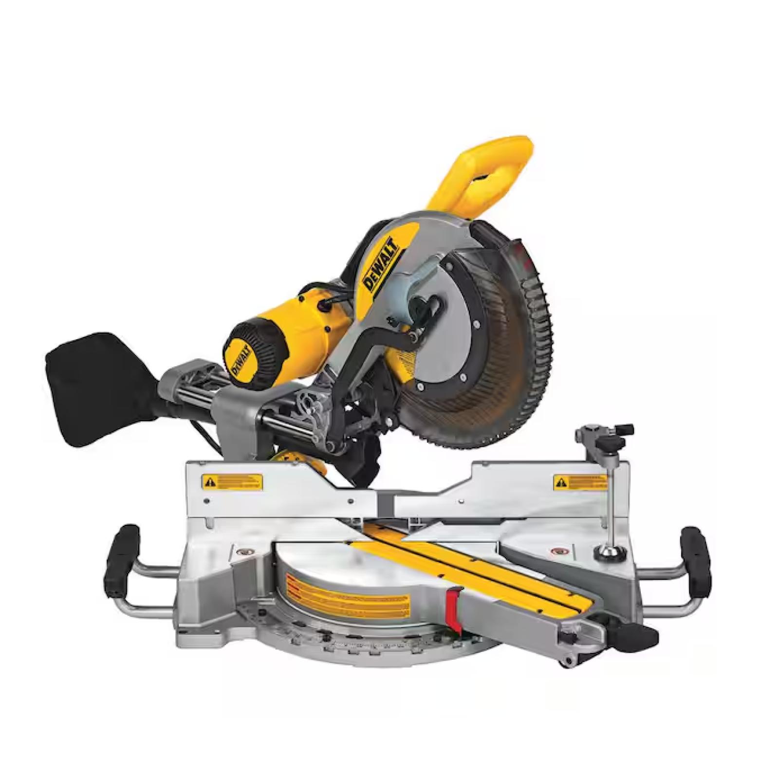 NEW! DEWALT 15 Amp Corded 12 in. Double Bevel Sliding Compound Miter