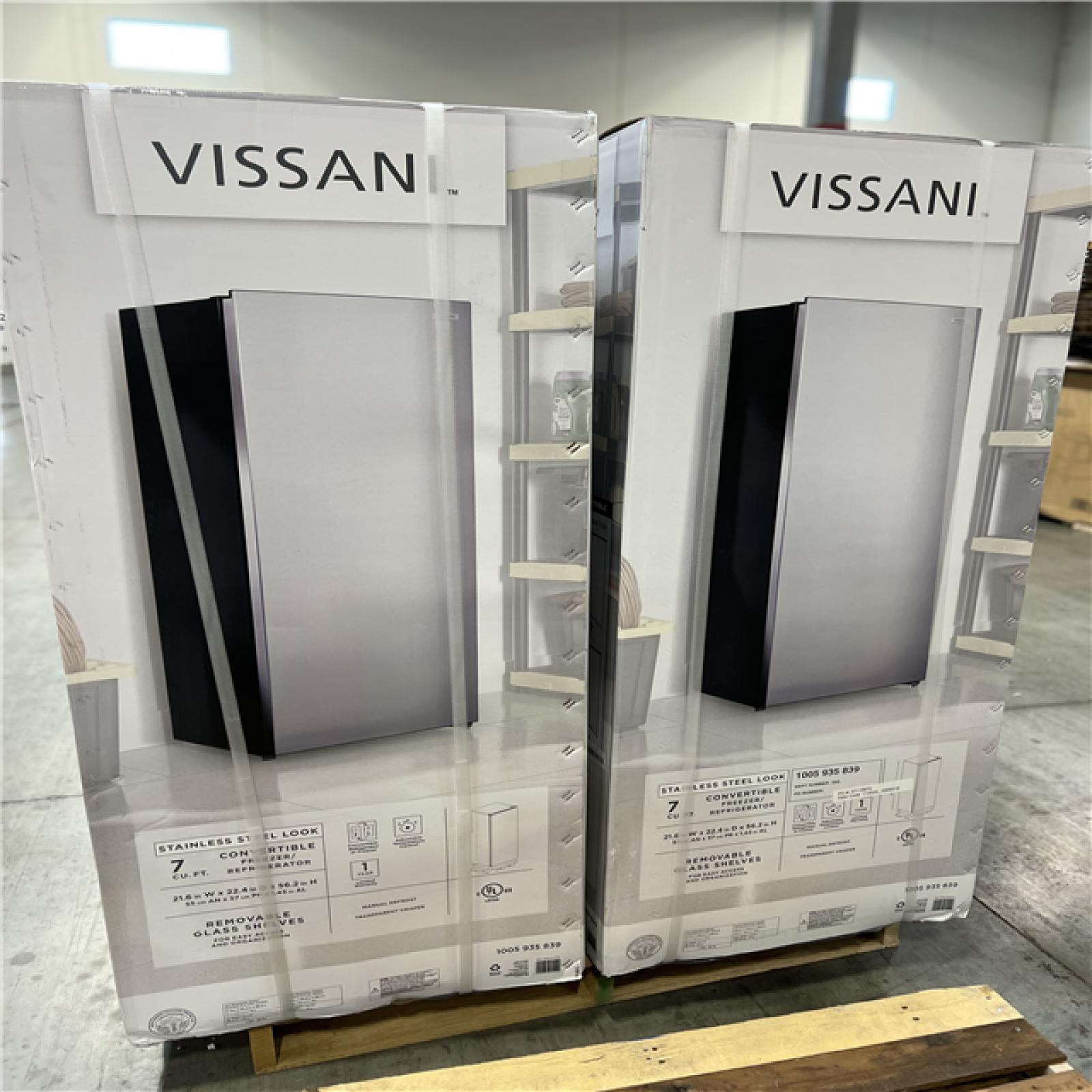 DALLAS LOCATION AS IS Vissani 7 cu. ft. Convertible Upright Freezer