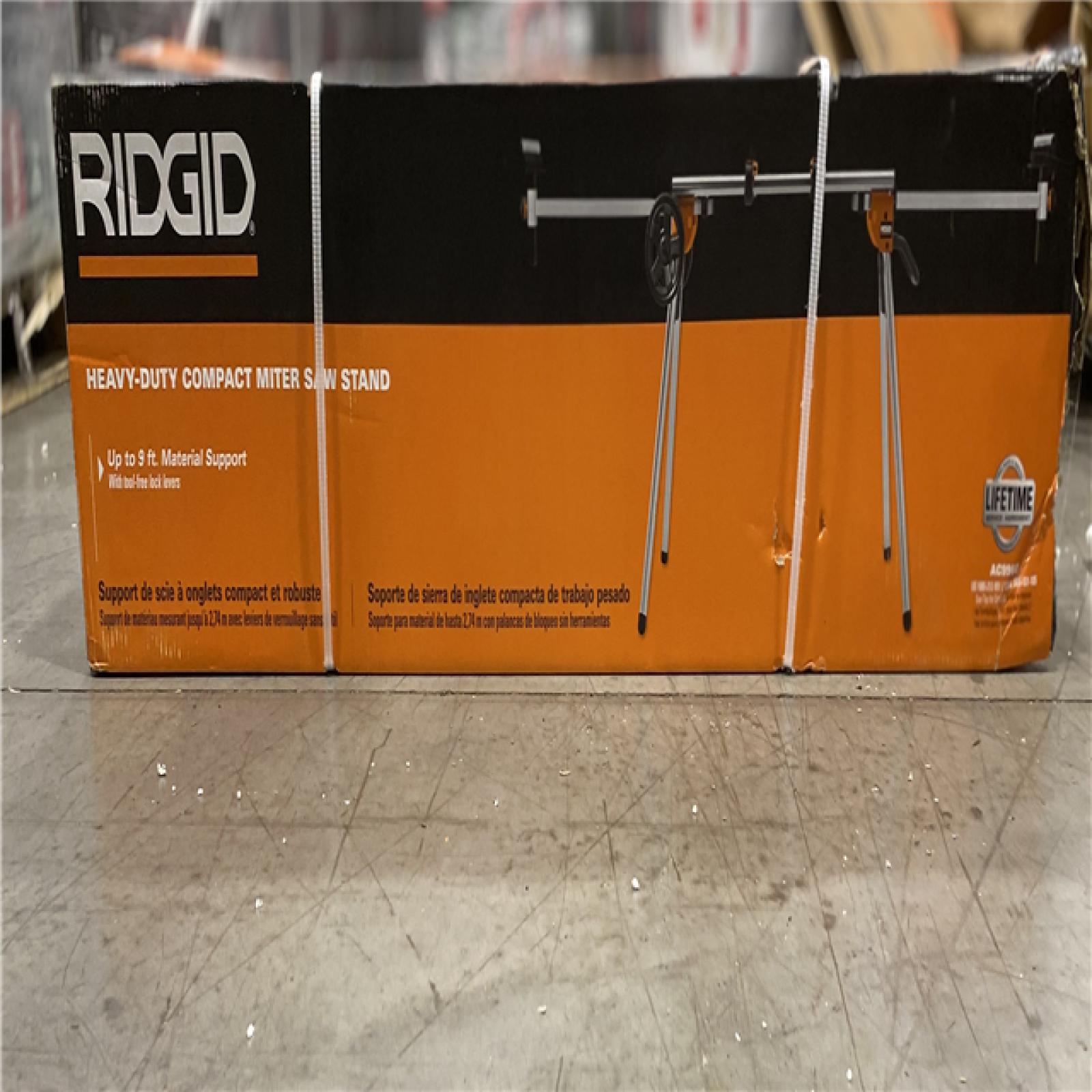 DALLAS LOCATION - RIDGID Professional Compact Miter Saw Stand