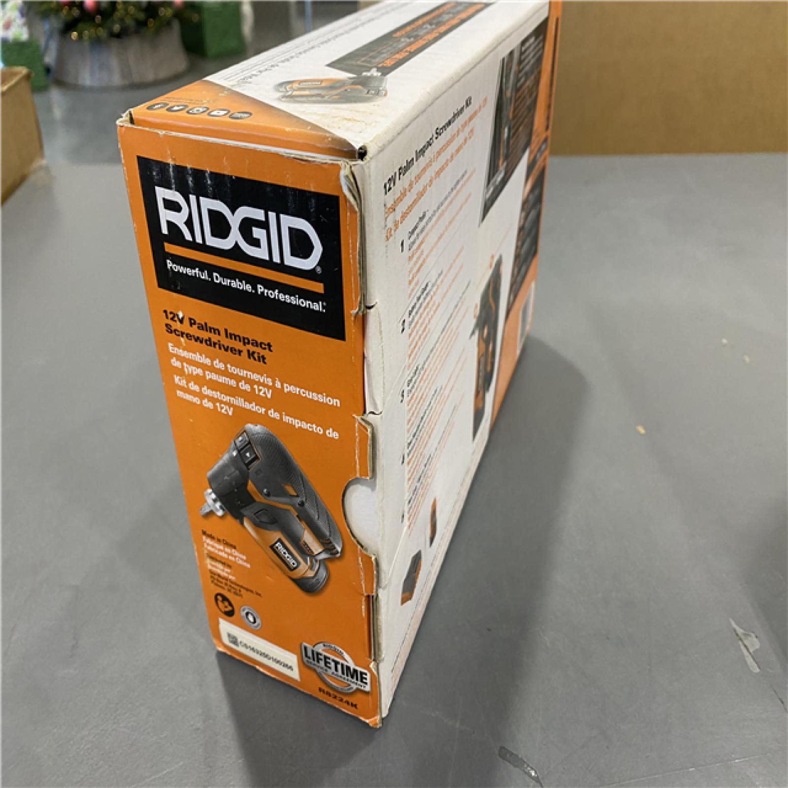 NEW! RIDGID 12-Volt Lithium-Ion 1/4 in. Cordless Palm Impact
