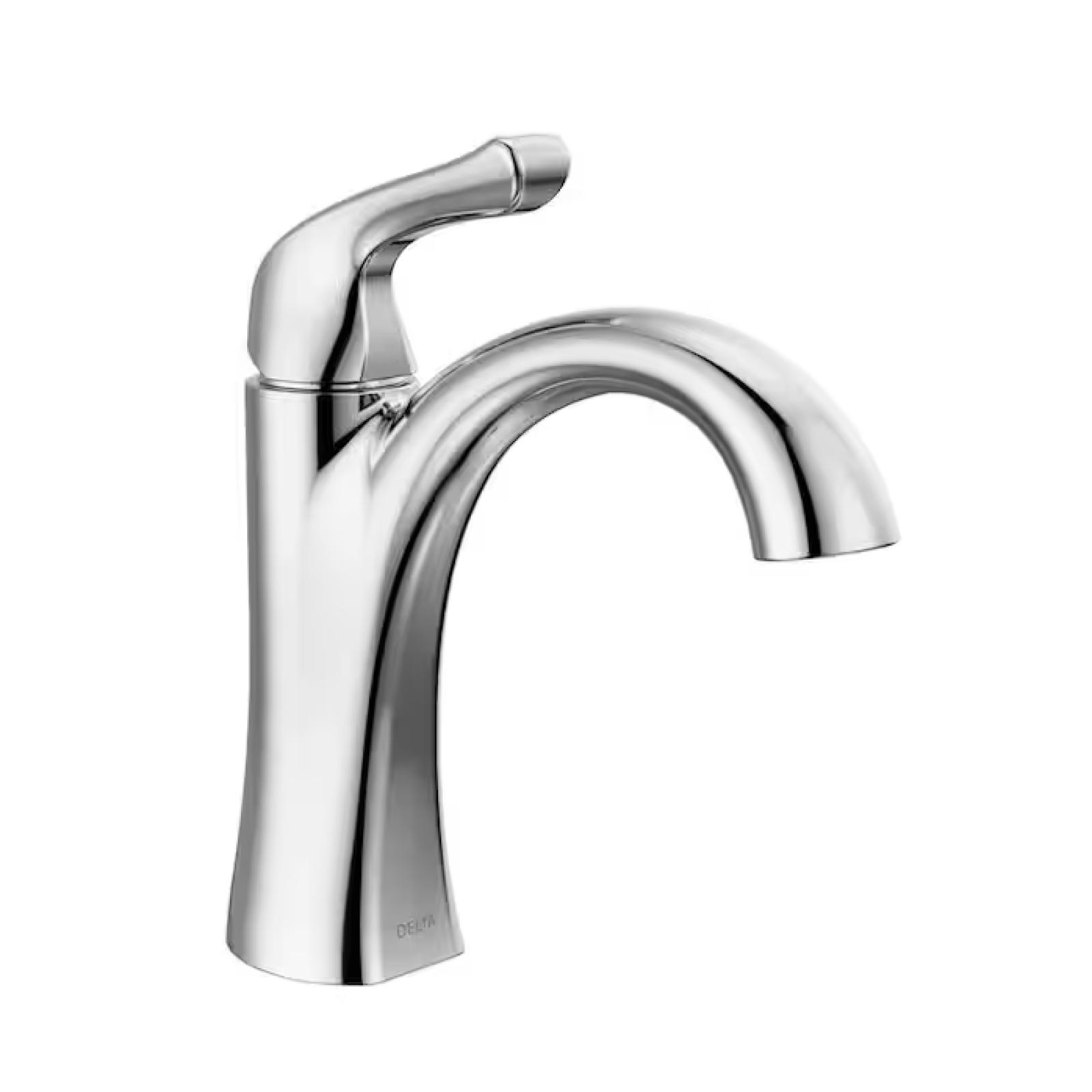 NEW! Delta Arvo Single Hole SingleHandle Bathroom Faucet in Chrome