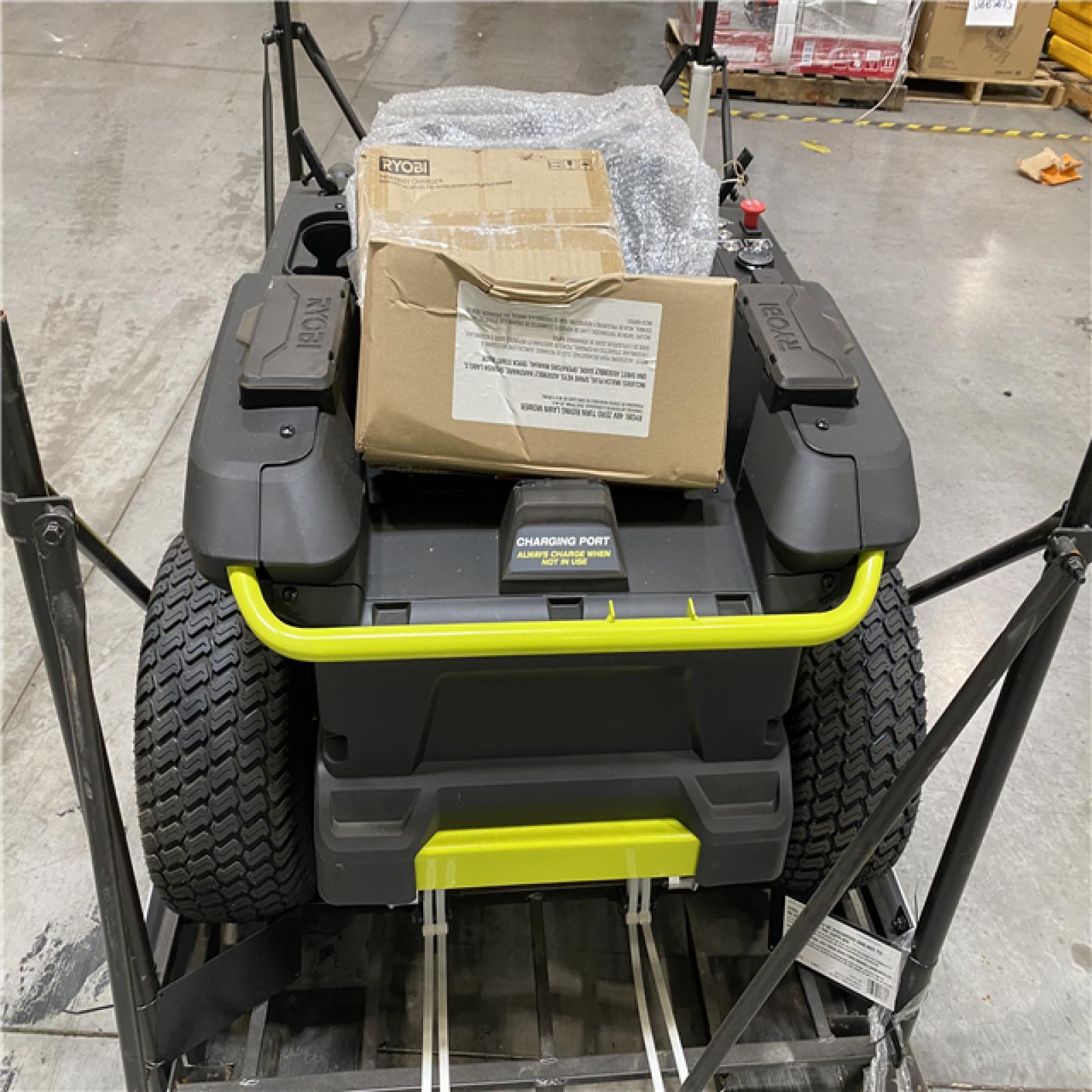 DALLAS LOCATION RYOBI 42 in. 100 Ah Battery Electric Riding Zero Turn