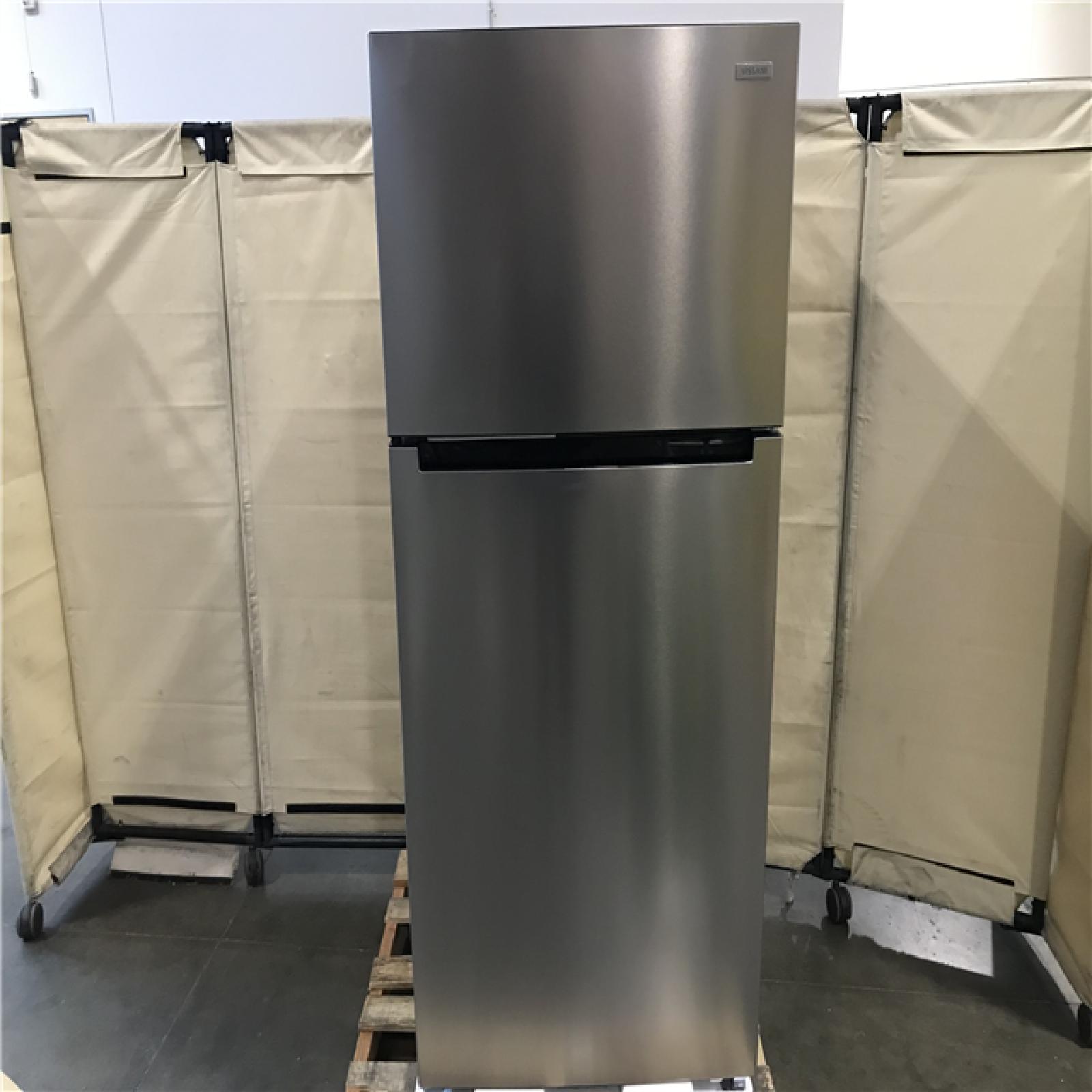 California NEW Vissani 18 Cu. Ft. Top Freezer Refrigerator in Stainless