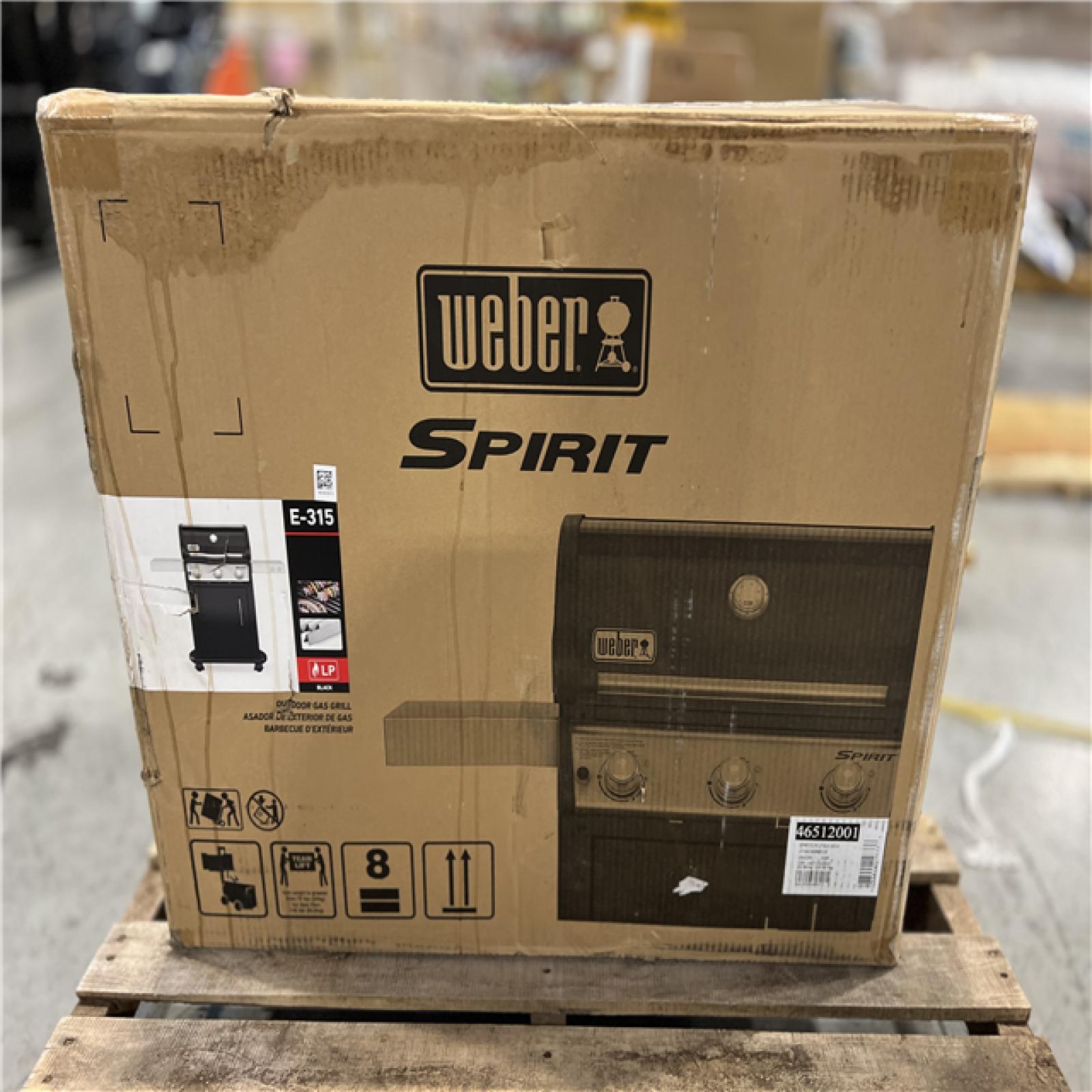 DALLAS LOCATION er Spirit E315 3Burner Natural Gas Grill in Black