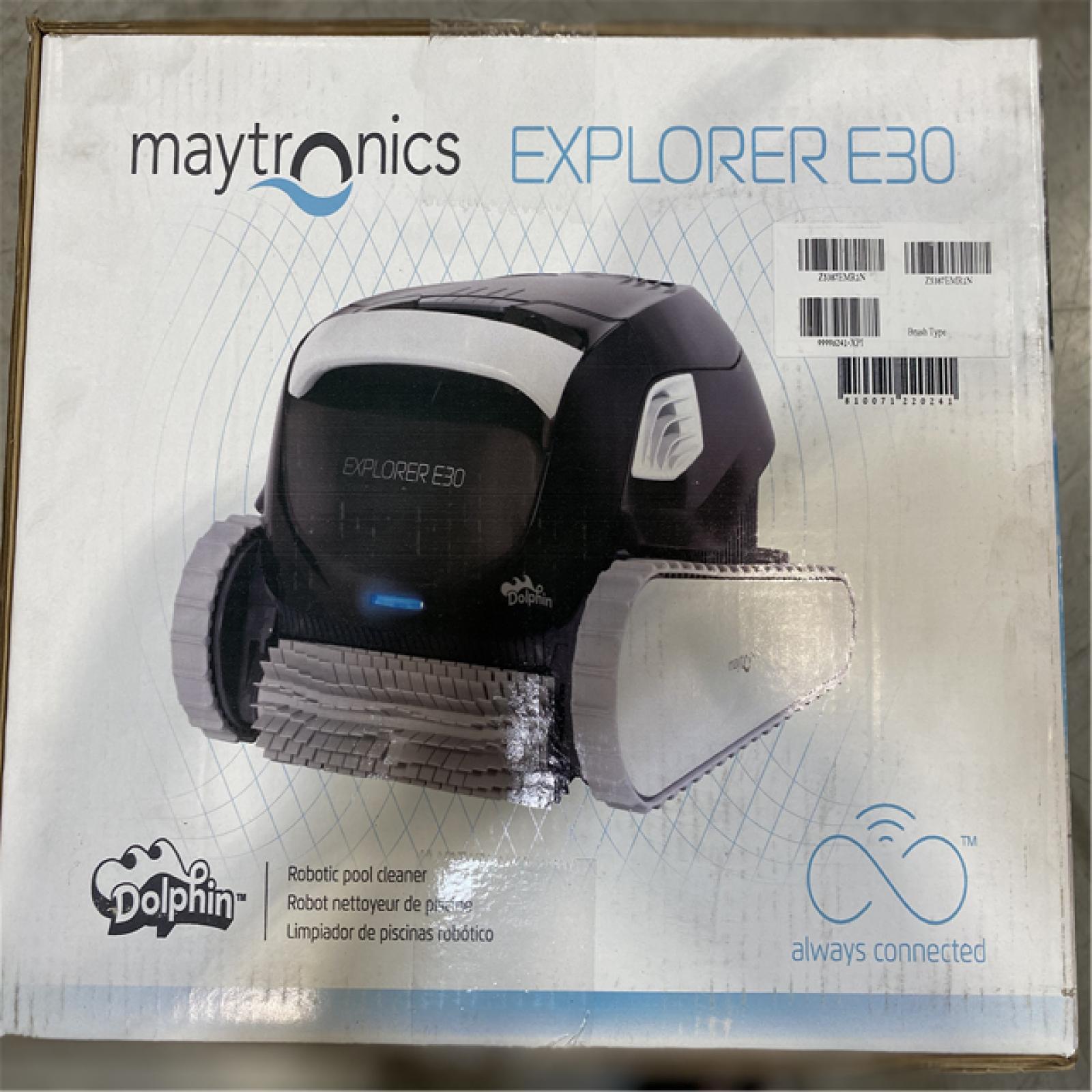 NEW! Dolphin Explorer E30 Robotic Vacuum Pool Cleaner with WiFi