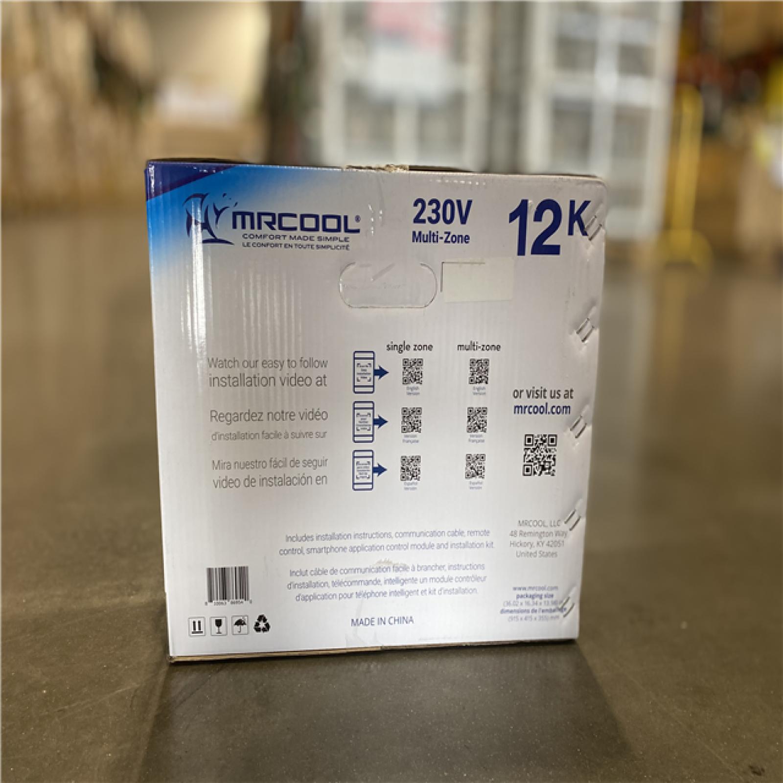 DALLAS LOCATION MrCool 12000 BTU/H DIY Mini Split Air Handler, Wall