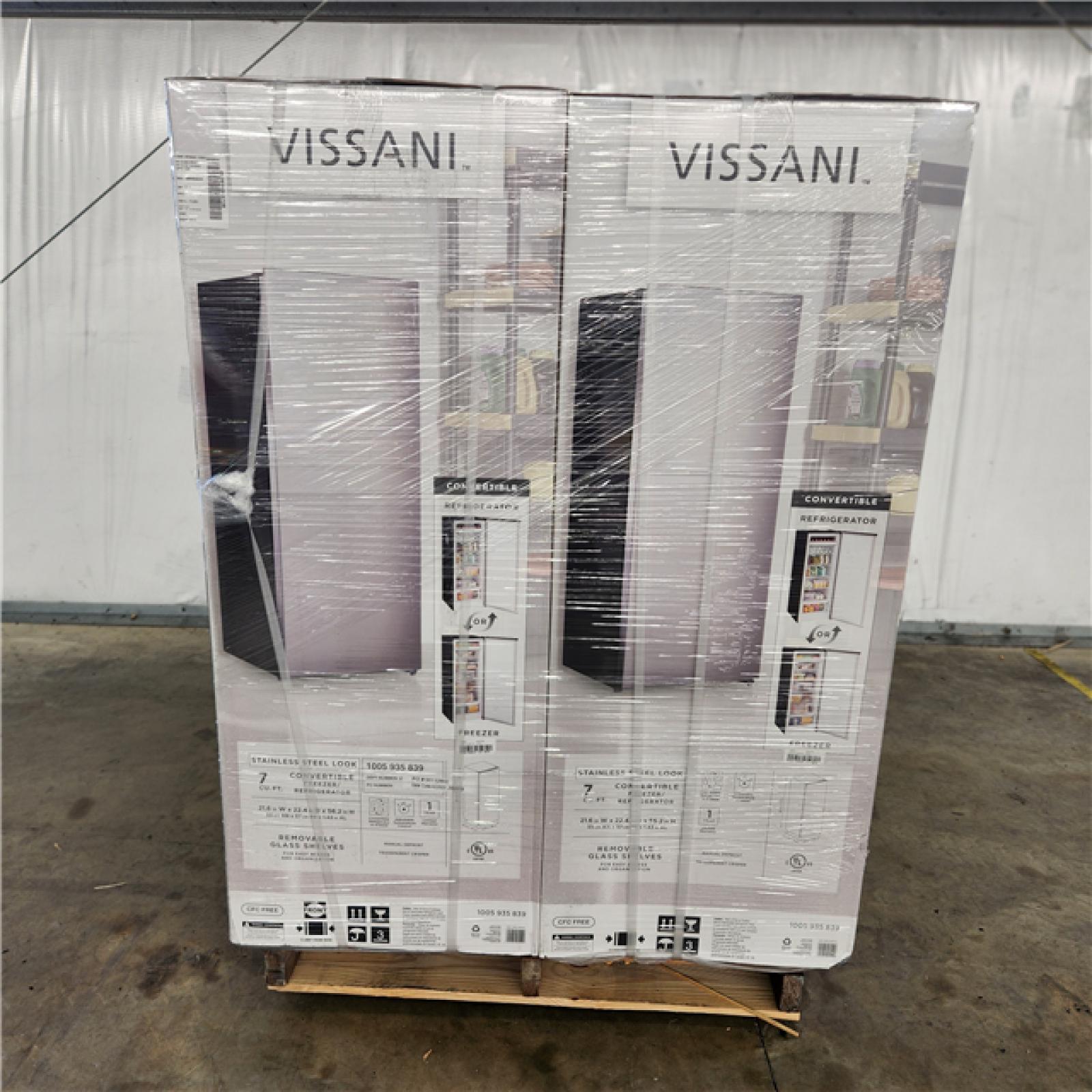 Houston Location - AS-IS Vissani 7 cu. ft. Convertible Upright Freezer