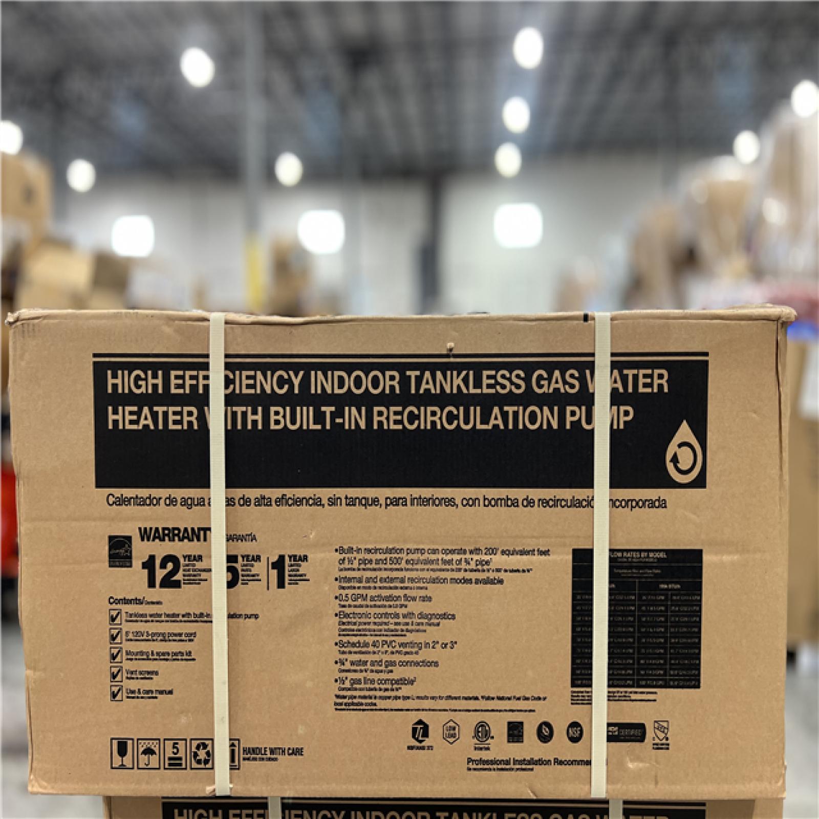 DALLAS LOCATION Rheem Prestige 11 GPM Natural Gas High Eff Indoor Tankless Water Heater with