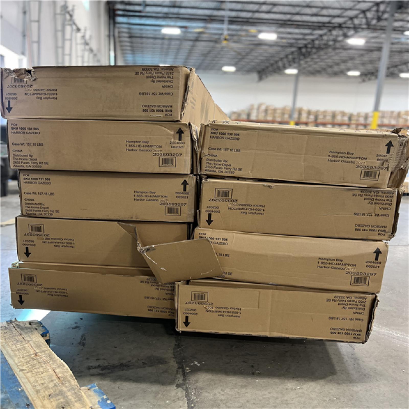 DALLAS LOCATION Hampton Bay 12 ft. x 12 ft. Outdoor Patio Harbor