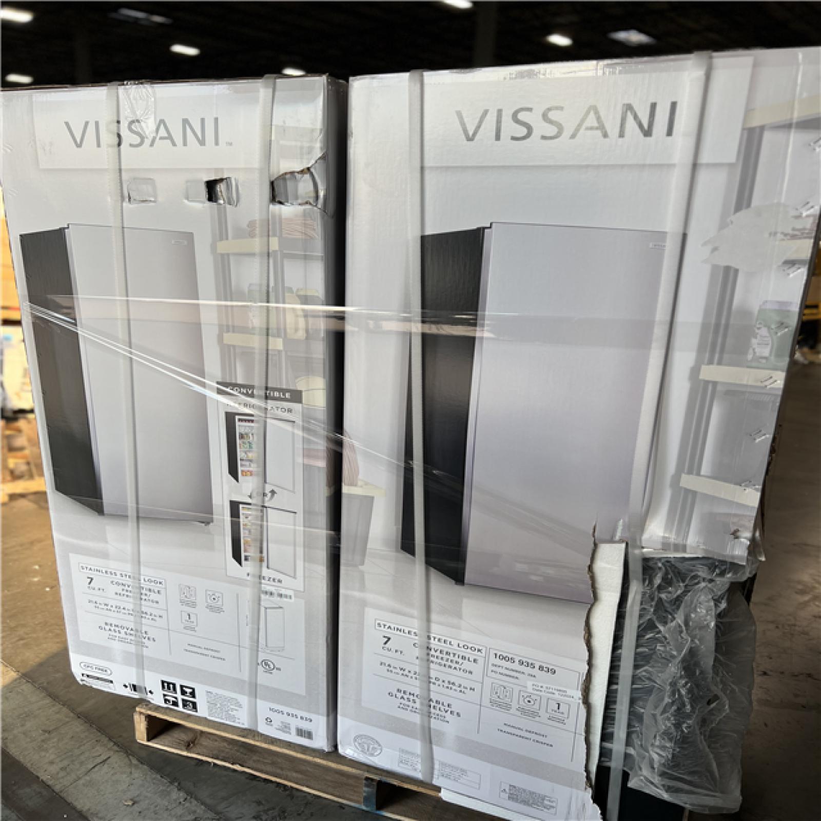 DALLAS LOCATION ASIS Vissani 7 cu. ft. Convertible Upright Freezer