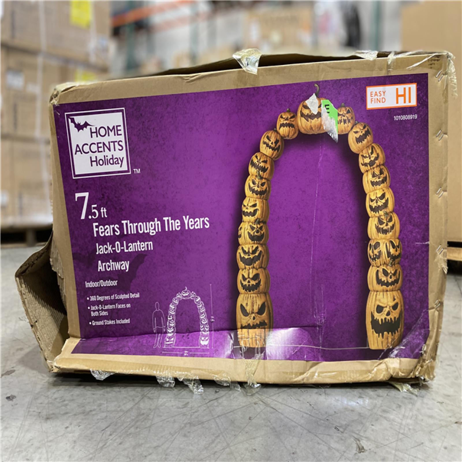 DALLAS LOCATION Home Accents Holiday 7.5 ft. JackOLantern Archway