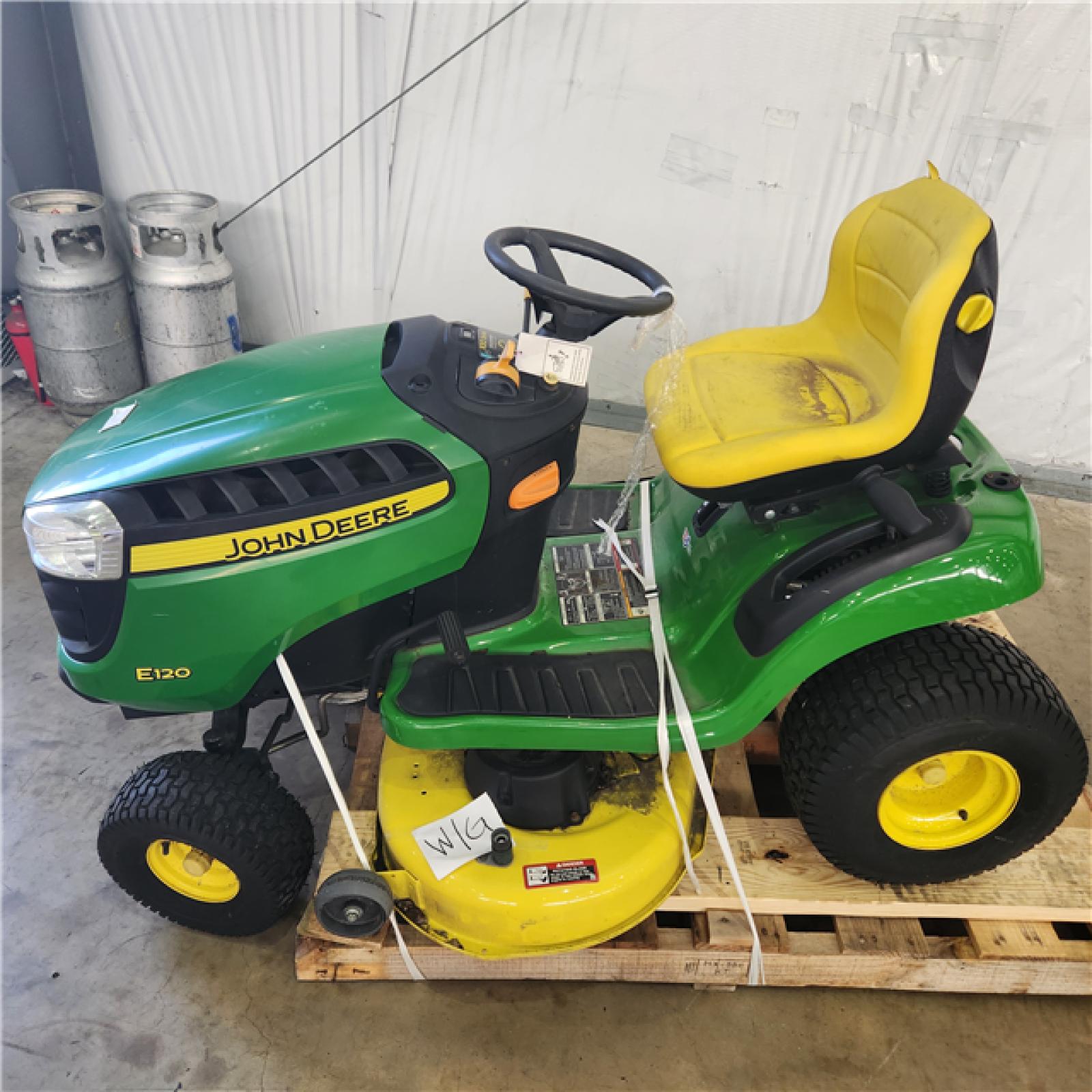 Houston Location ASIS John Deere E120 100 series Riding Lawn Mower