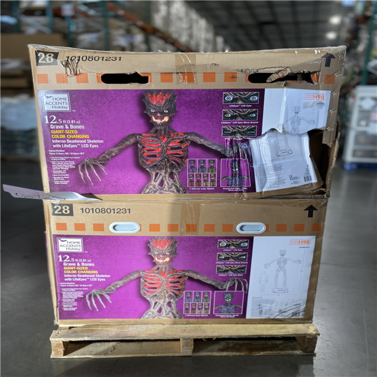 DALLAS LOCATION Home Accents Holiday 12.5 ft. GiantSized Inferno