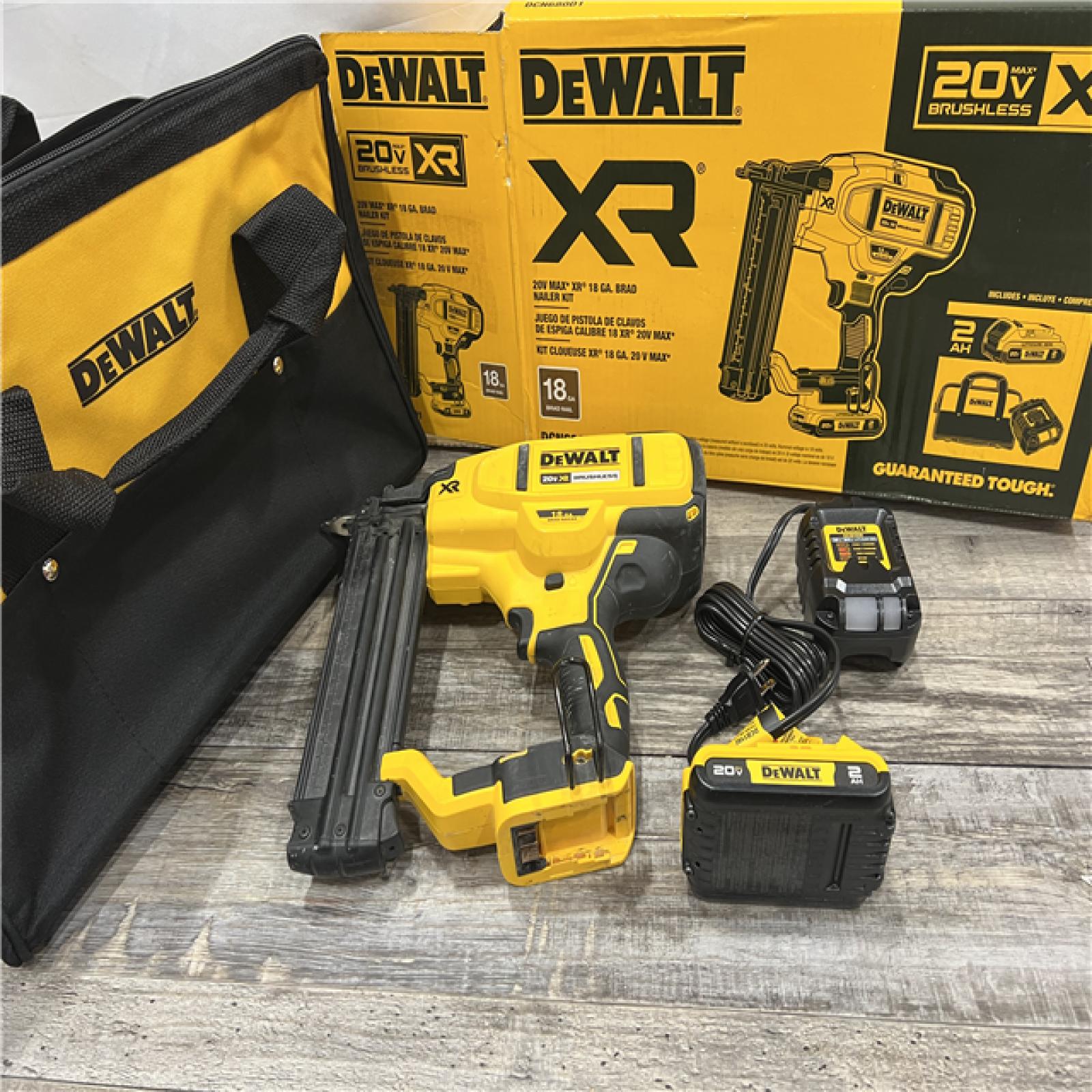 ASIS DEWALT 20V MAX XR 18 Gauge Brad Nailer Kit