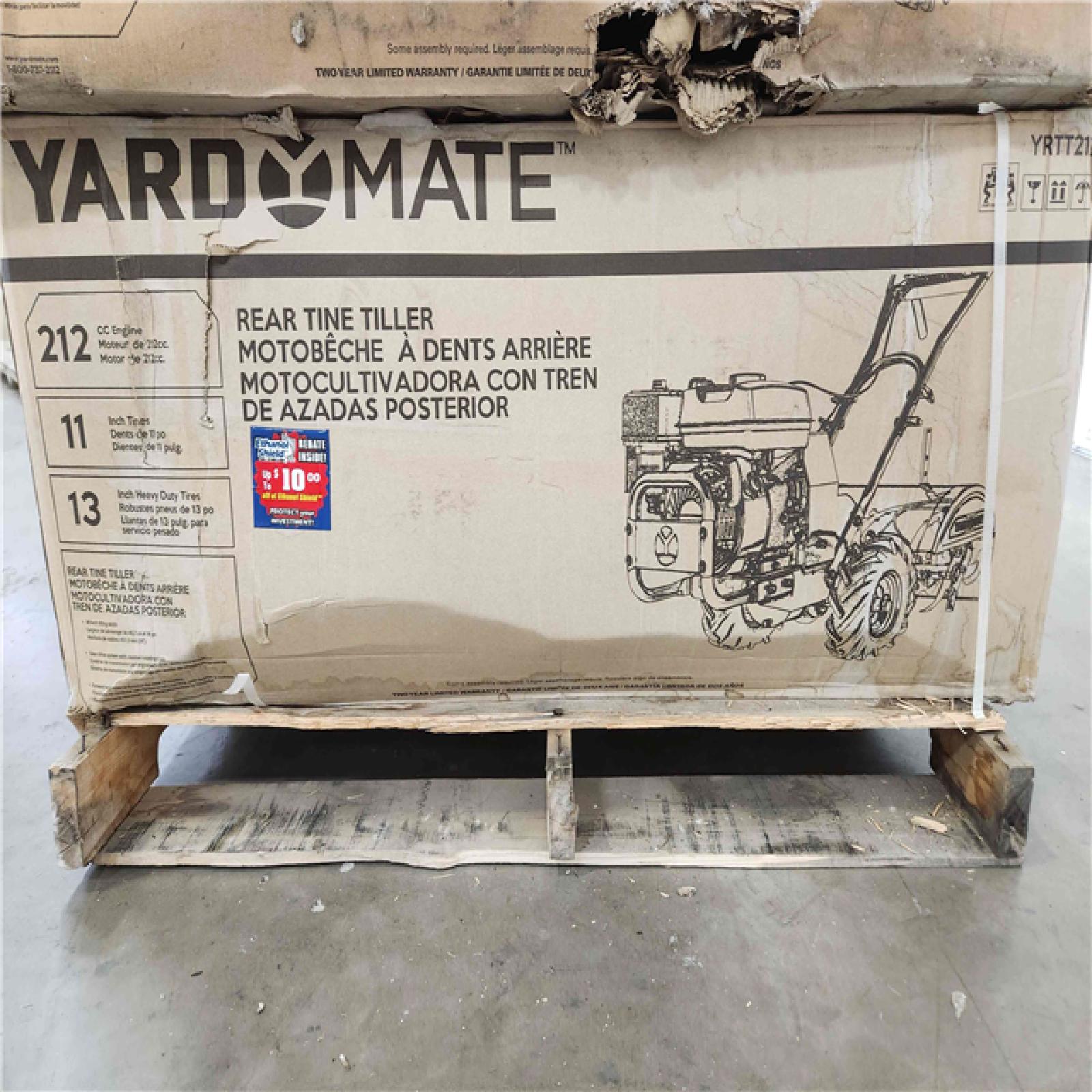 Phoenix Location NEW YARDMATE 18 in. 212 Cc Gas Rear Tine Tiller