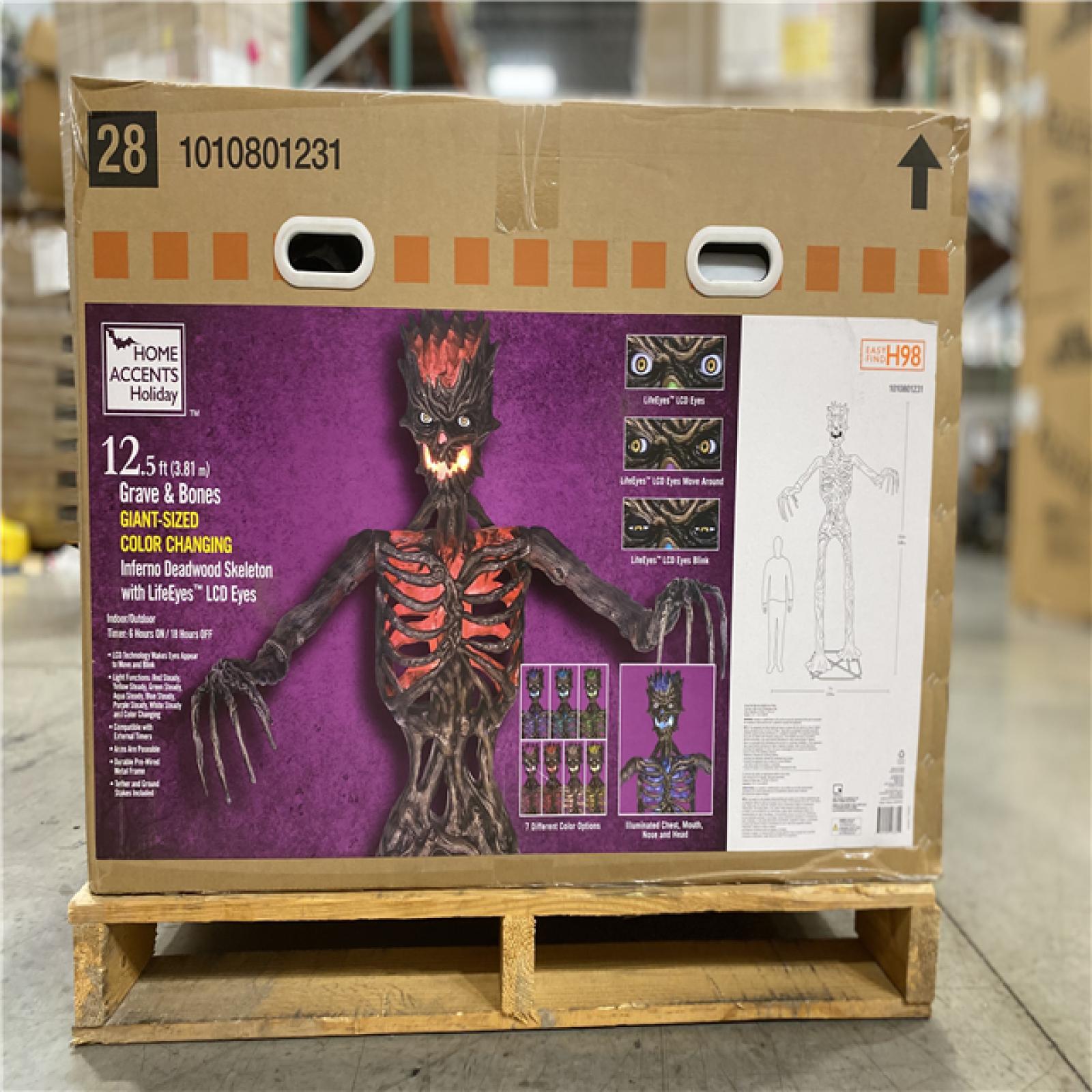 DALLAS LOCATION Home Accents Holiday 12.5 ft. GiantSized Inferno