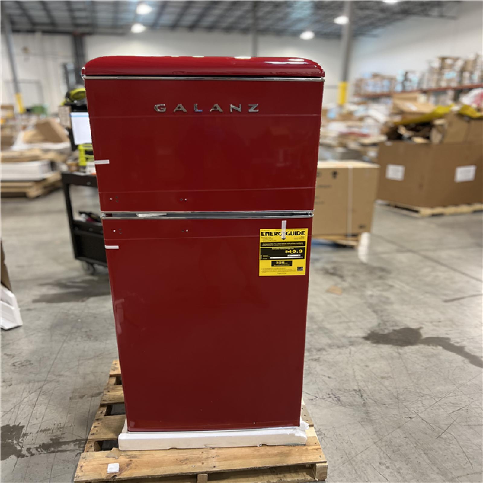 DALLAS LOCATION Galanz 10.0 cu. ft. Retro Top Freezer Refrigerator