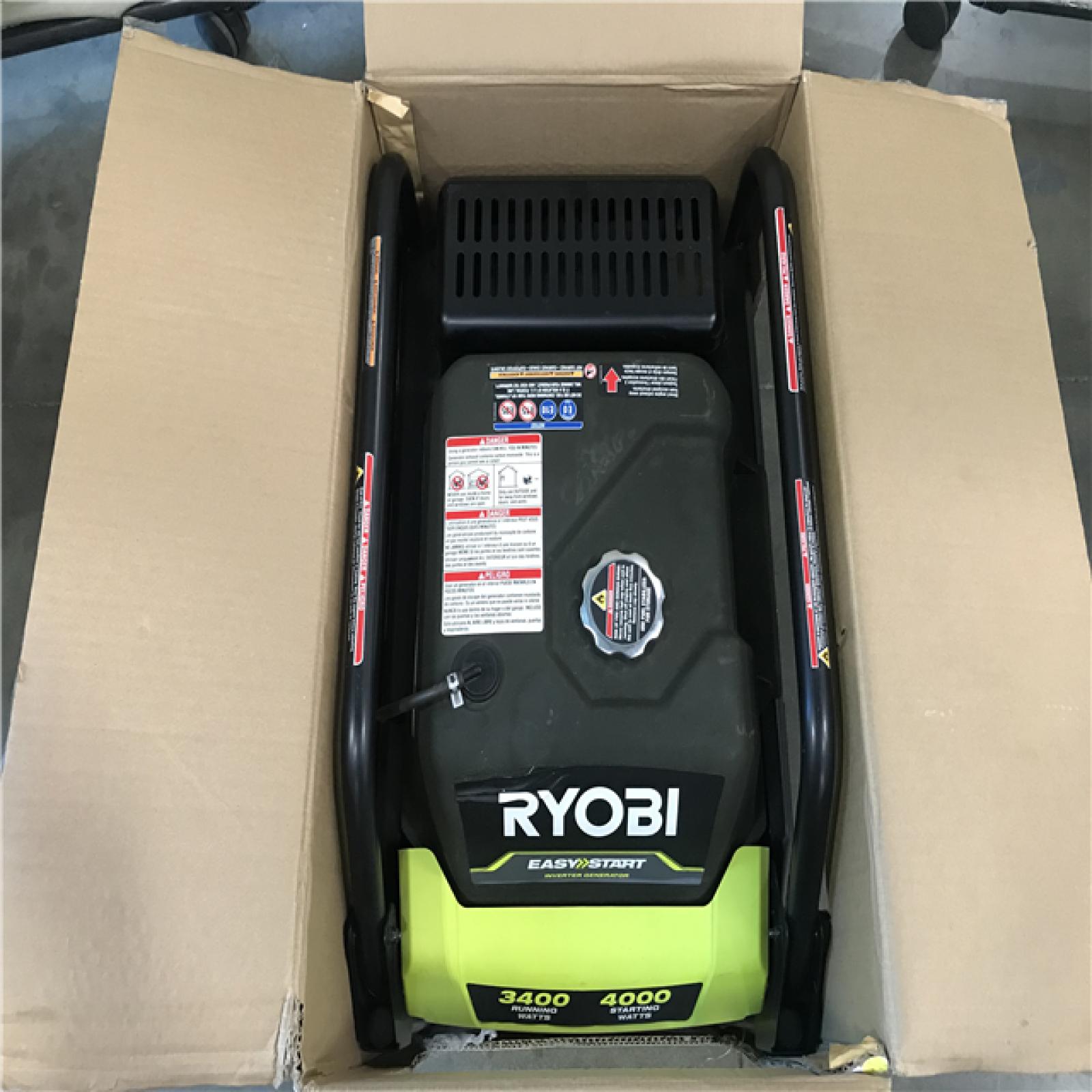 California AS-IS Ryobi 3400 Running Watt 4000 Starting Watt Power
