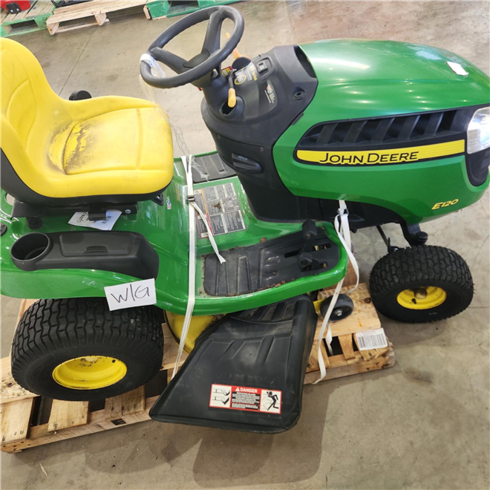 Houston Location ASIS John Deere E120 100 series Riding Lawn Mower