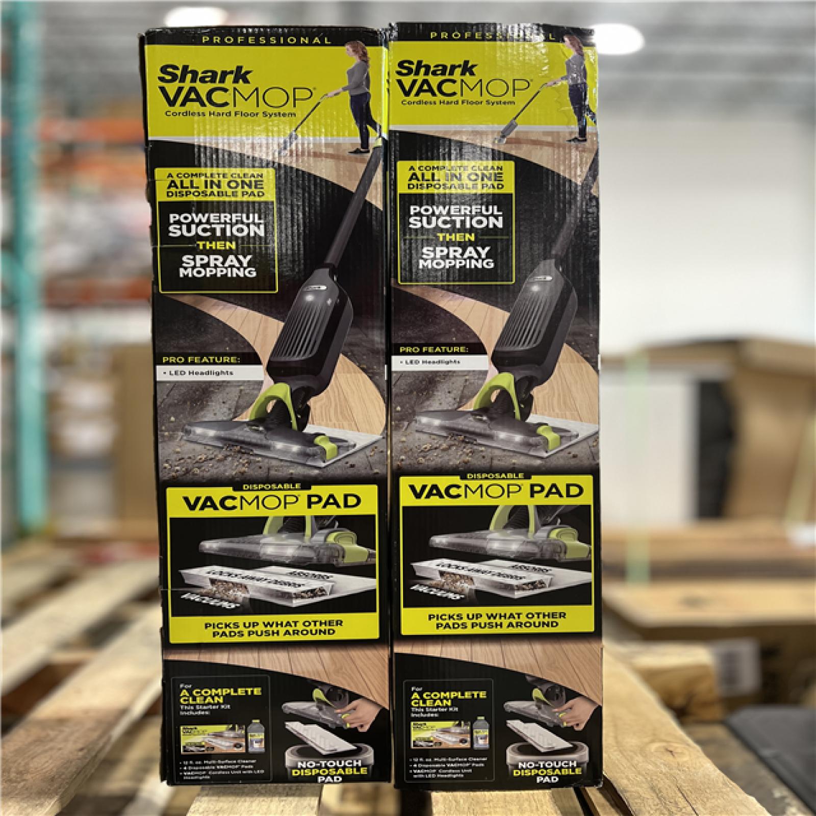 NEW! Shark VACMOP Pro Cordless Hard Floor Vacuum Spray Mop with