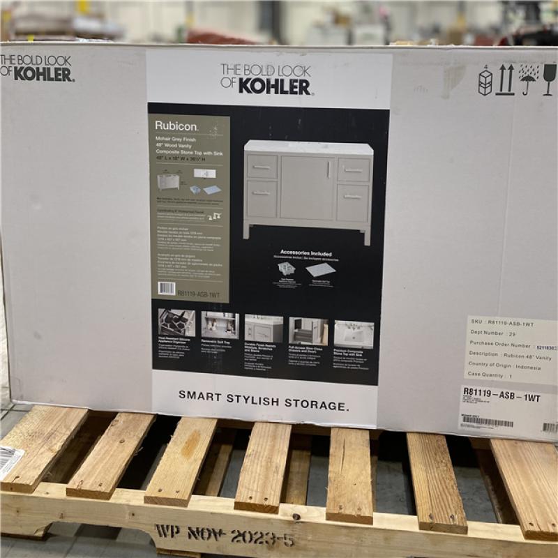 DALLAS LOCATION KOHLER Rubicon 48 in. W x 22 in. D x 35 in. H Single