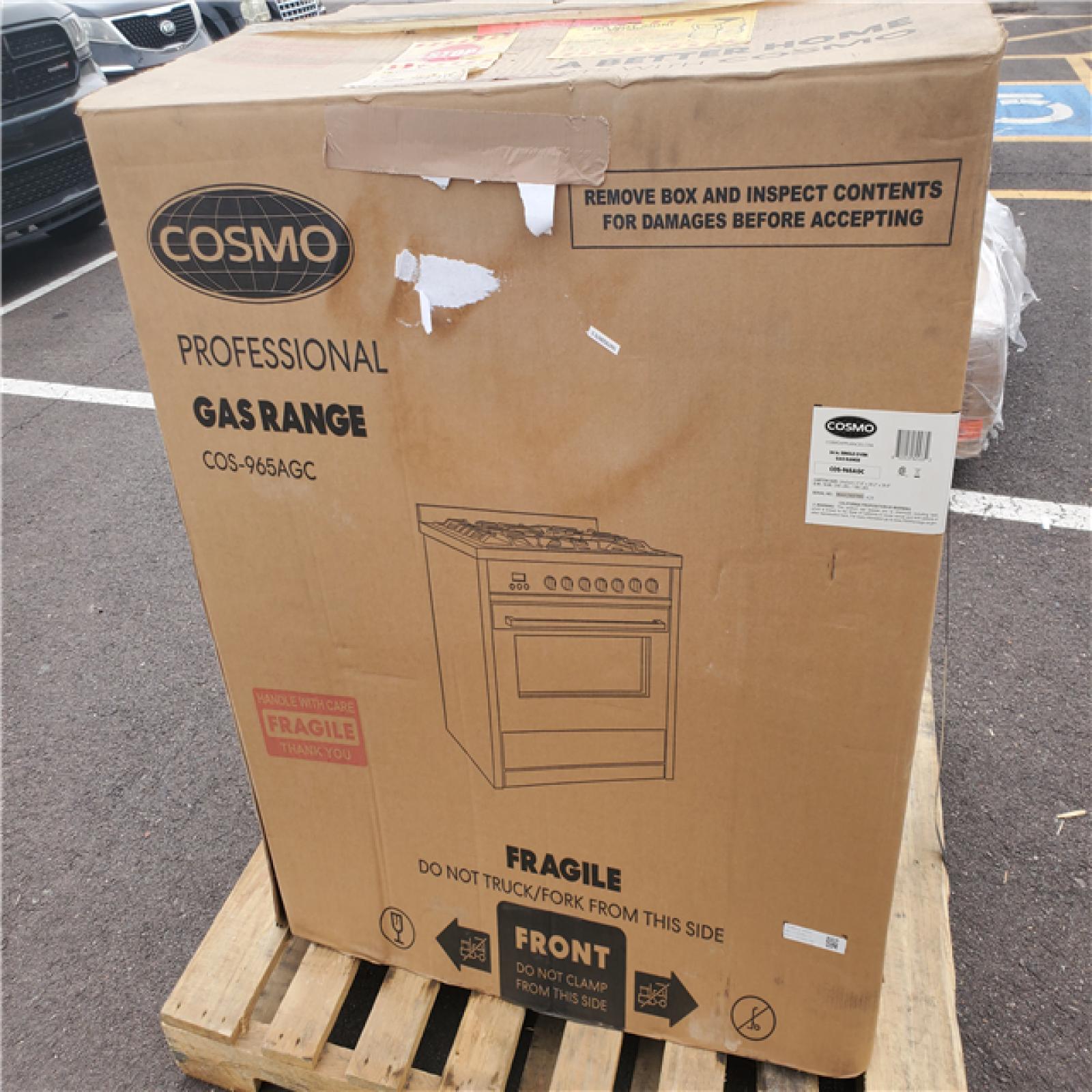 Phoenix Location NEW Cosmo 36 in. 3.8 cu. ft. Single Oven Gas Range