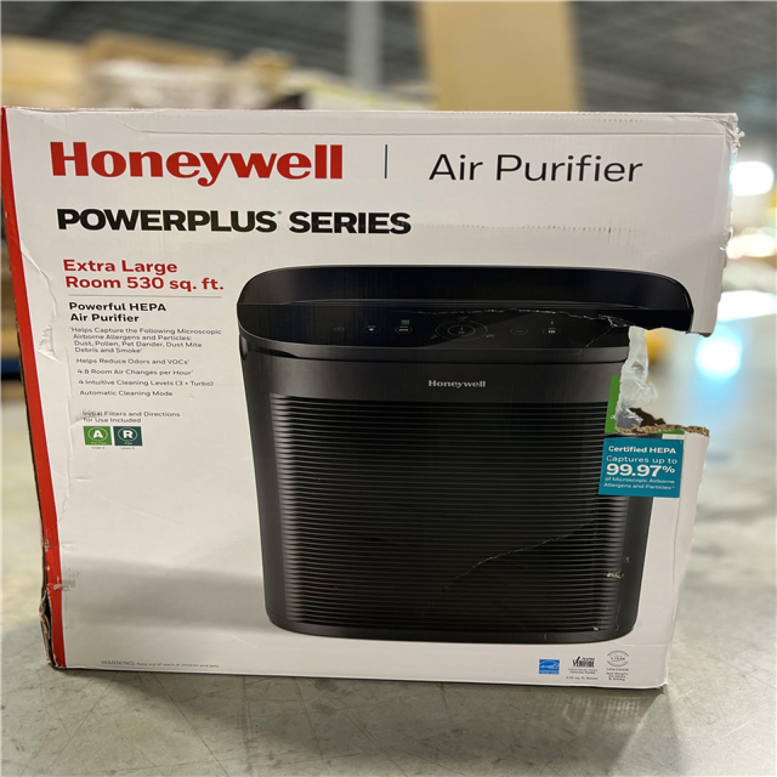 NEW! Honeywell PowerPlus HEPA Air Purifier, ExtraLarge Room (530 sq