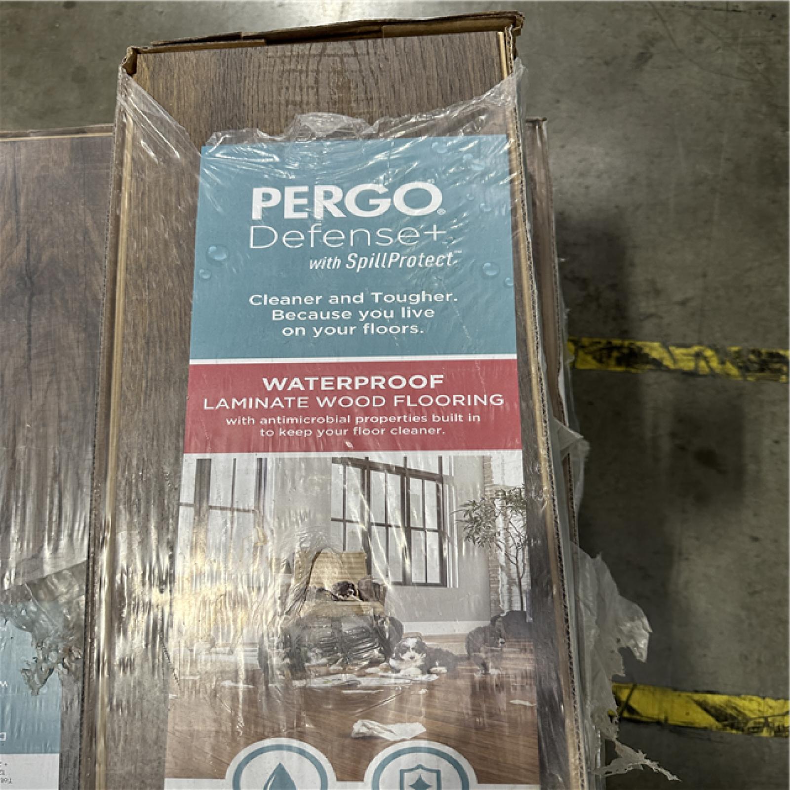 California ASIS Pergo Waterproof Laminate Wood Flooring, Hoboken Oak
