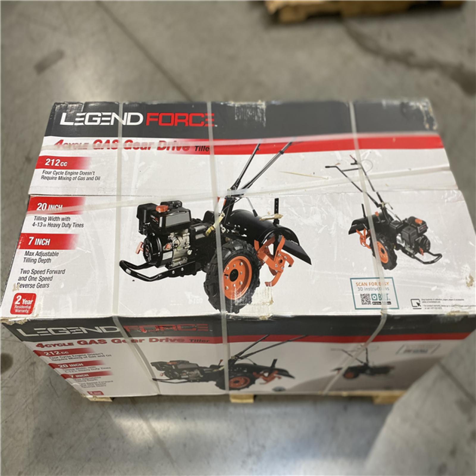 DALLAS LOCATION NEW! - Legend Force 20 in. 212 cc Gas Rear Tine Tiller