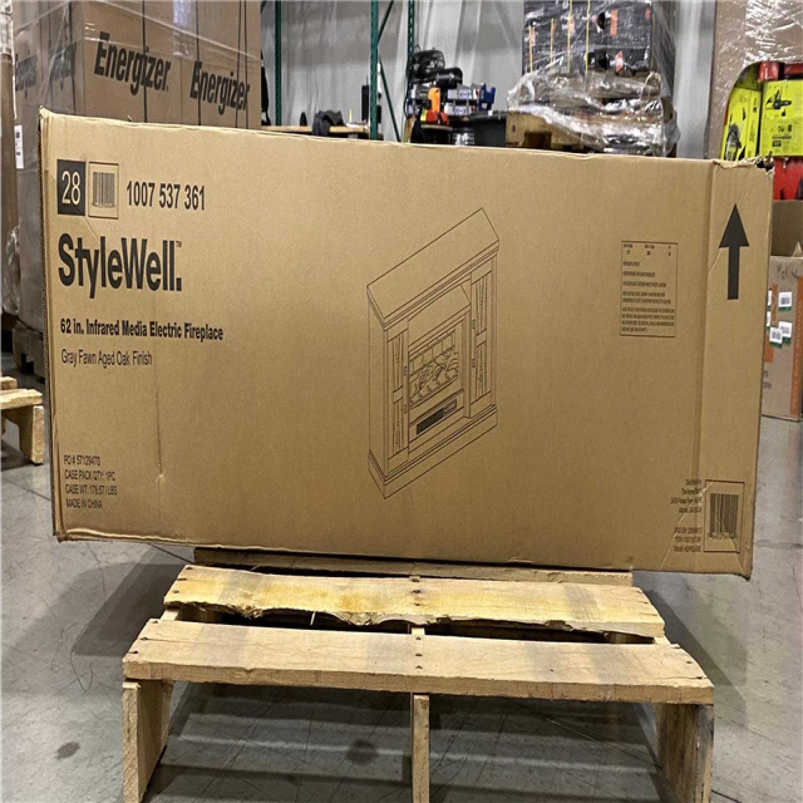 DALLAS LOCATION StyleWell Chelsea 62 in. Freestanding Electric