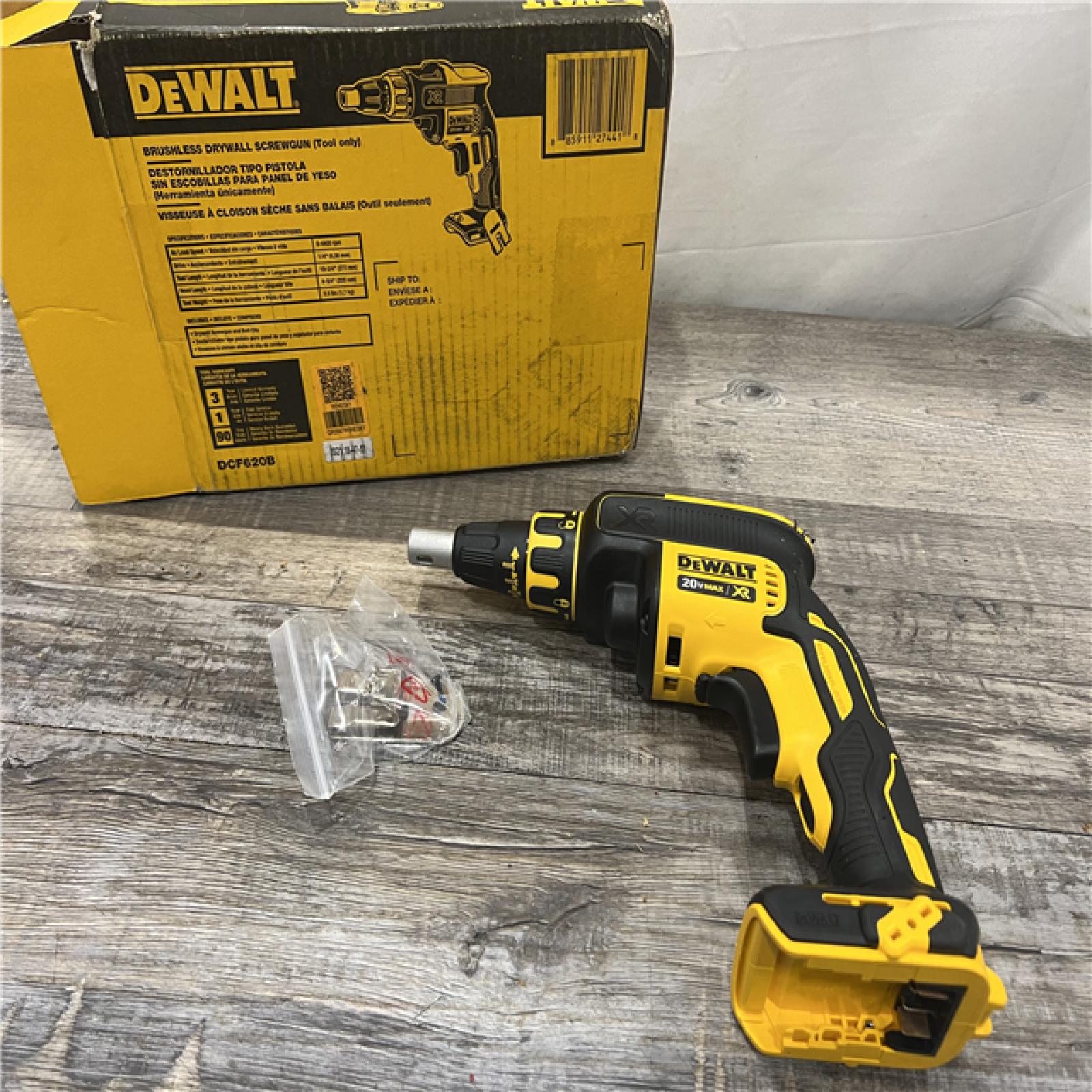 ASIS DEWALT DCF620B 20V MAX XR LithiumIon Brushless Cordless Drywall