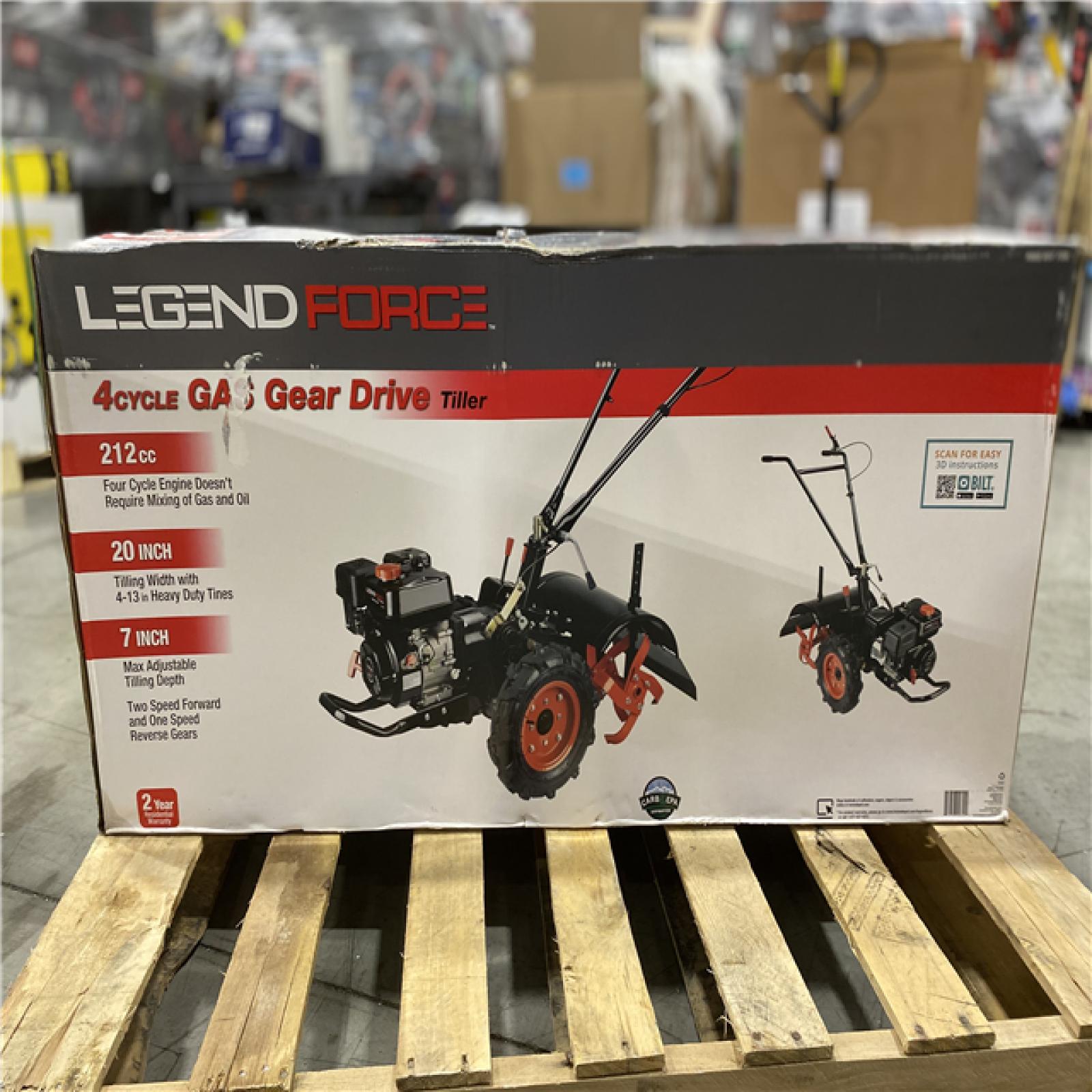 DALLAS LOCATION - Legend Force 20 in. 212 cc Gas Rear Tine Tiller