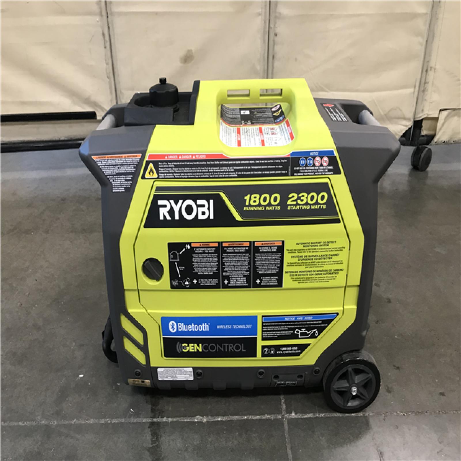 California AS-IS RYOBI 2,300-Watt Recoil Start Bluetooth Super Quiet
