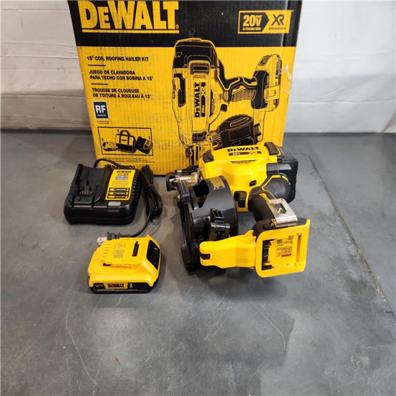 ASIS DEWALT 15Degree Cordless Roofing Nailer Kit
