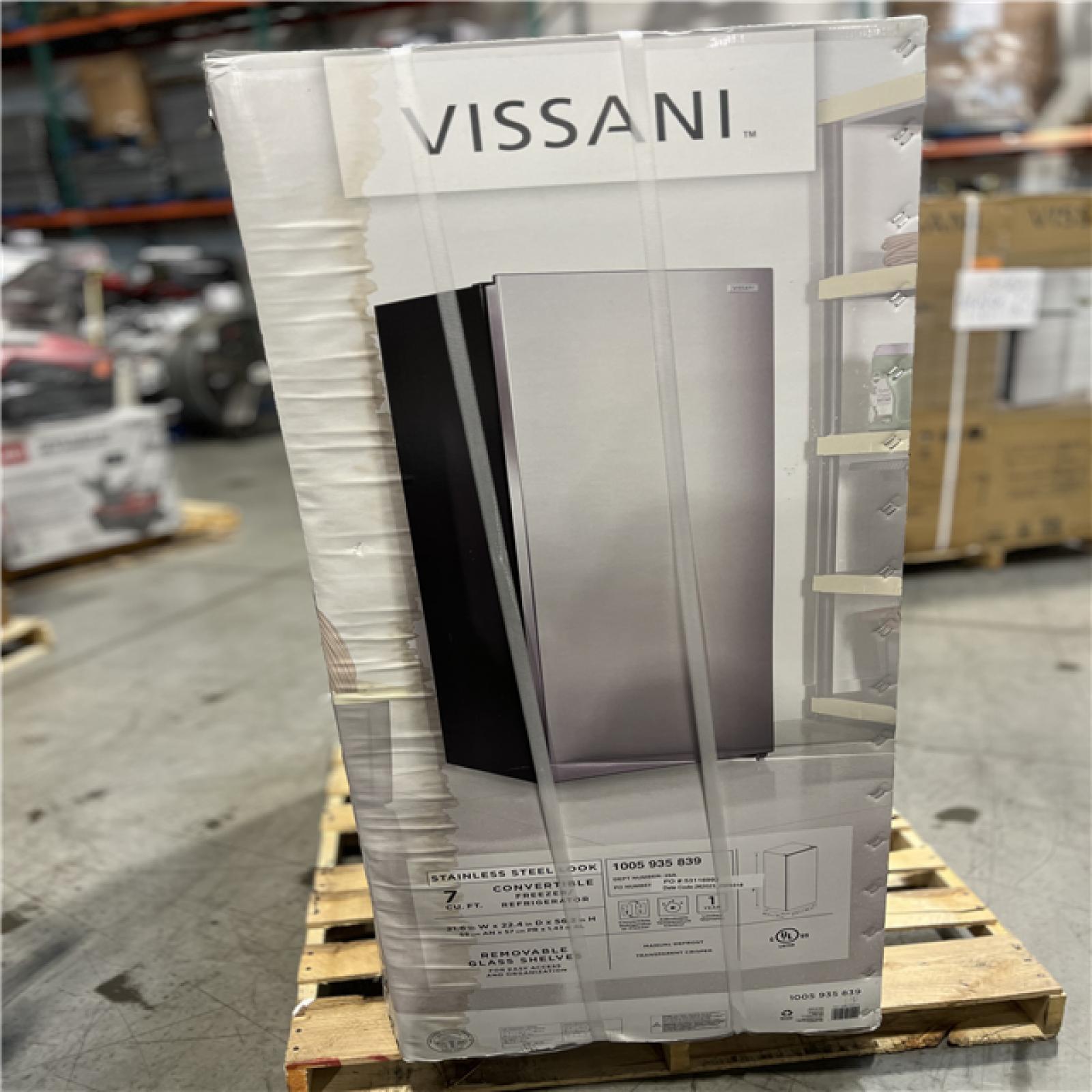 DALLAS LOCATION Vissani 7 cu. ft. Convertible Upright Freezer