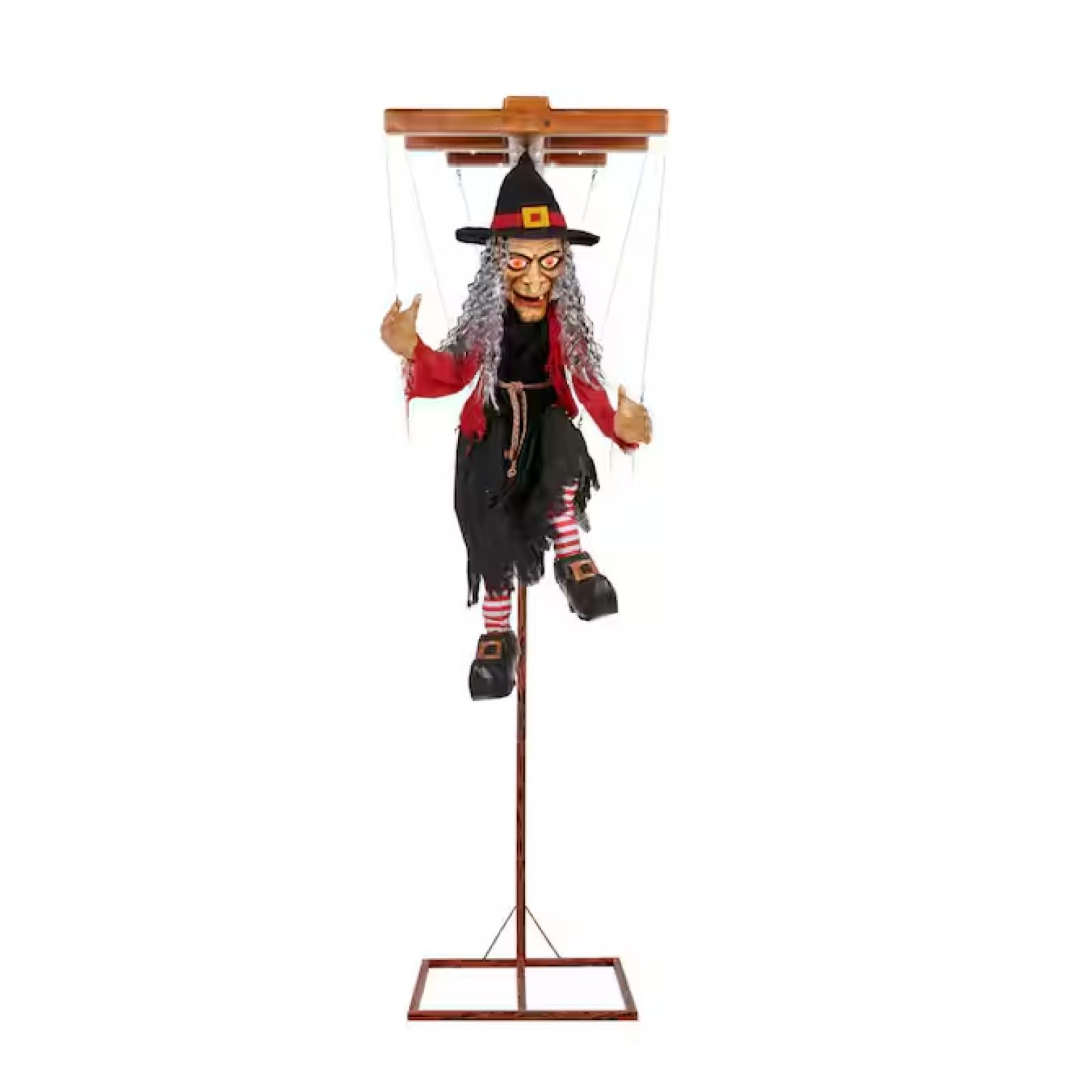 DALLAS LOCATION Home Accents Holiday 6 ft. Animated LED Witch
