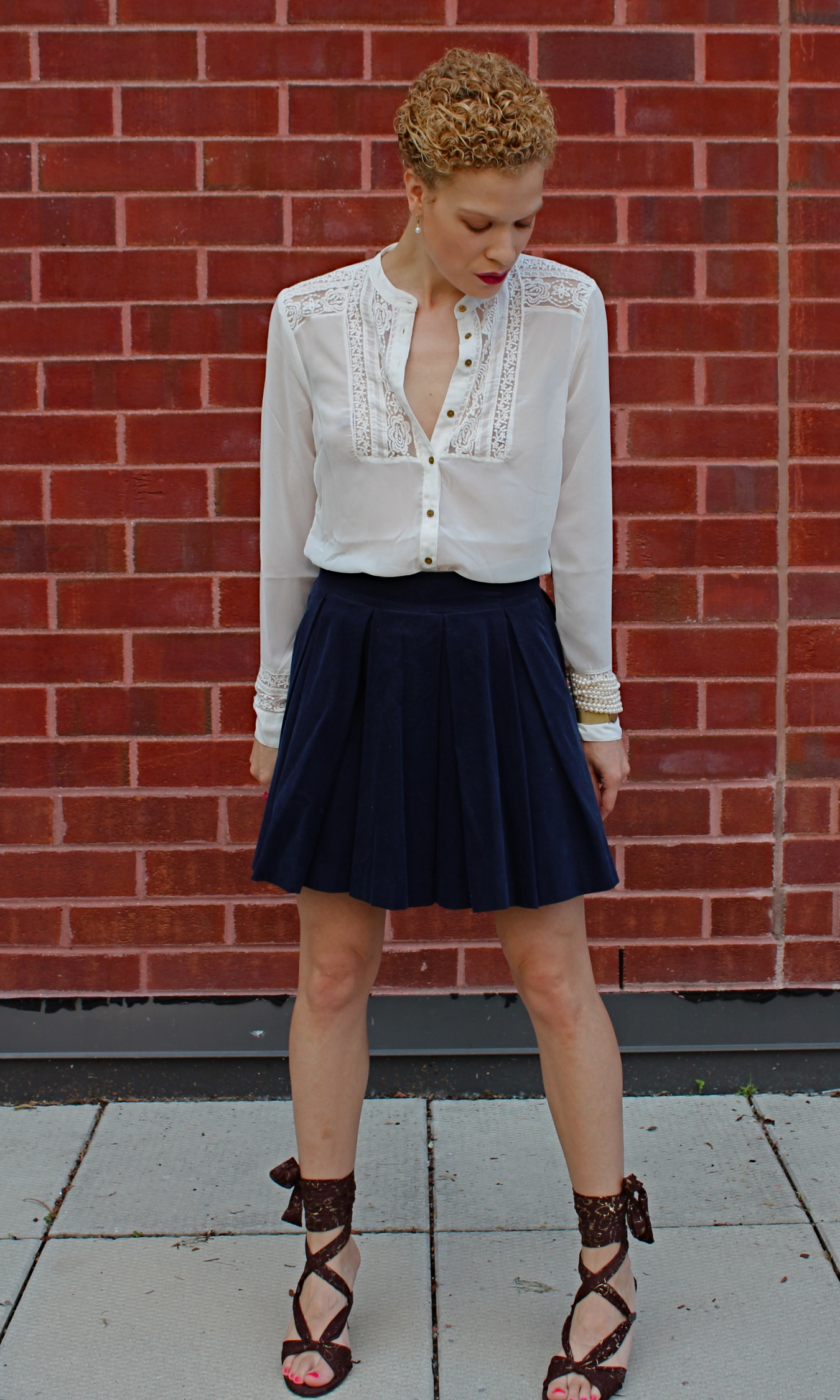 the sheer lace top The Seventh Sphinx