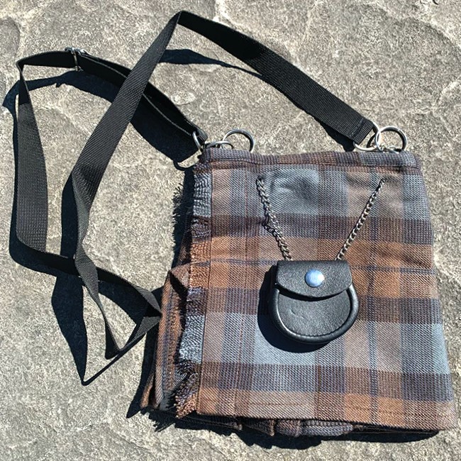 Outlander Tartan Kilt Bag Wool Scotland The Shepherd's Knot