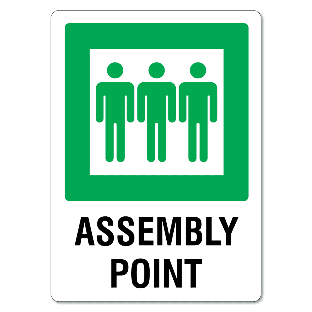 Assembly Point Sign The Signmaker