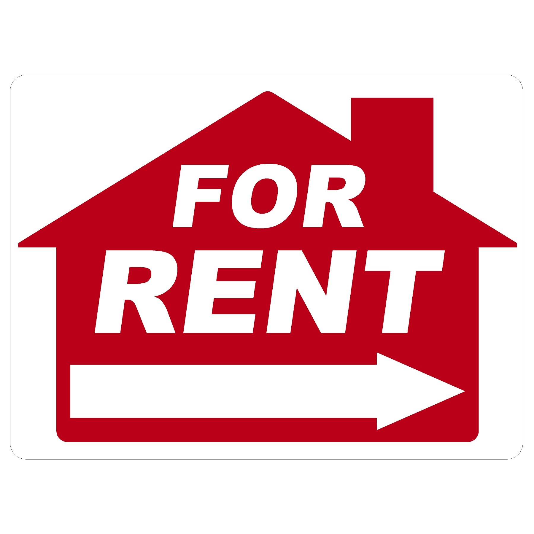 For Rent Sign 2 House Shape The Sign Store NM