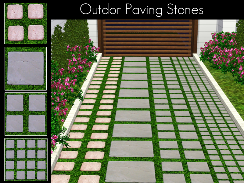 The Sims Resource Outdoor Paving Stones