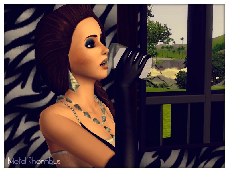 The Sims Resource Metal Rhombus